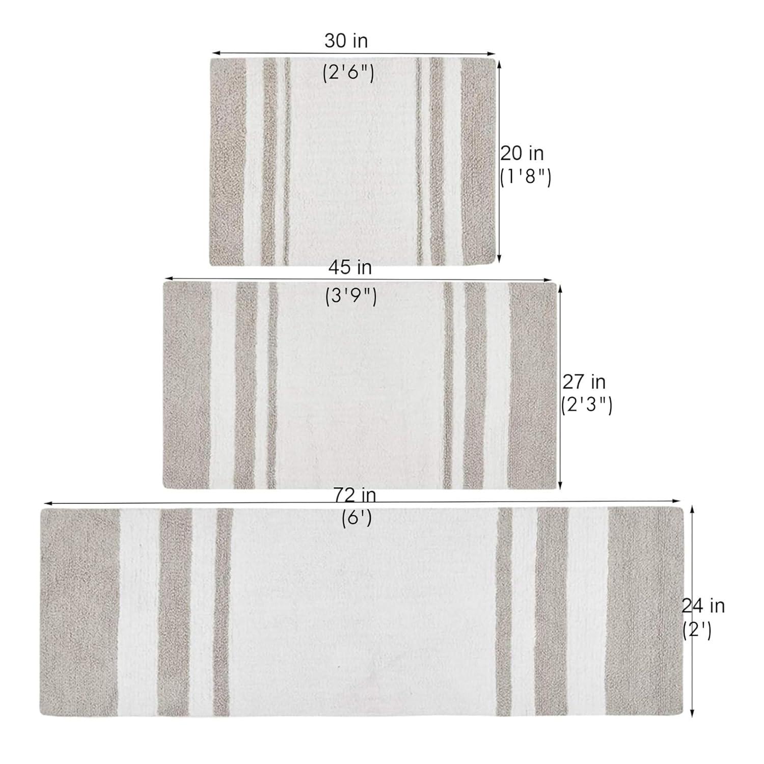 Madison Park Cotton Reversible Bath Rug