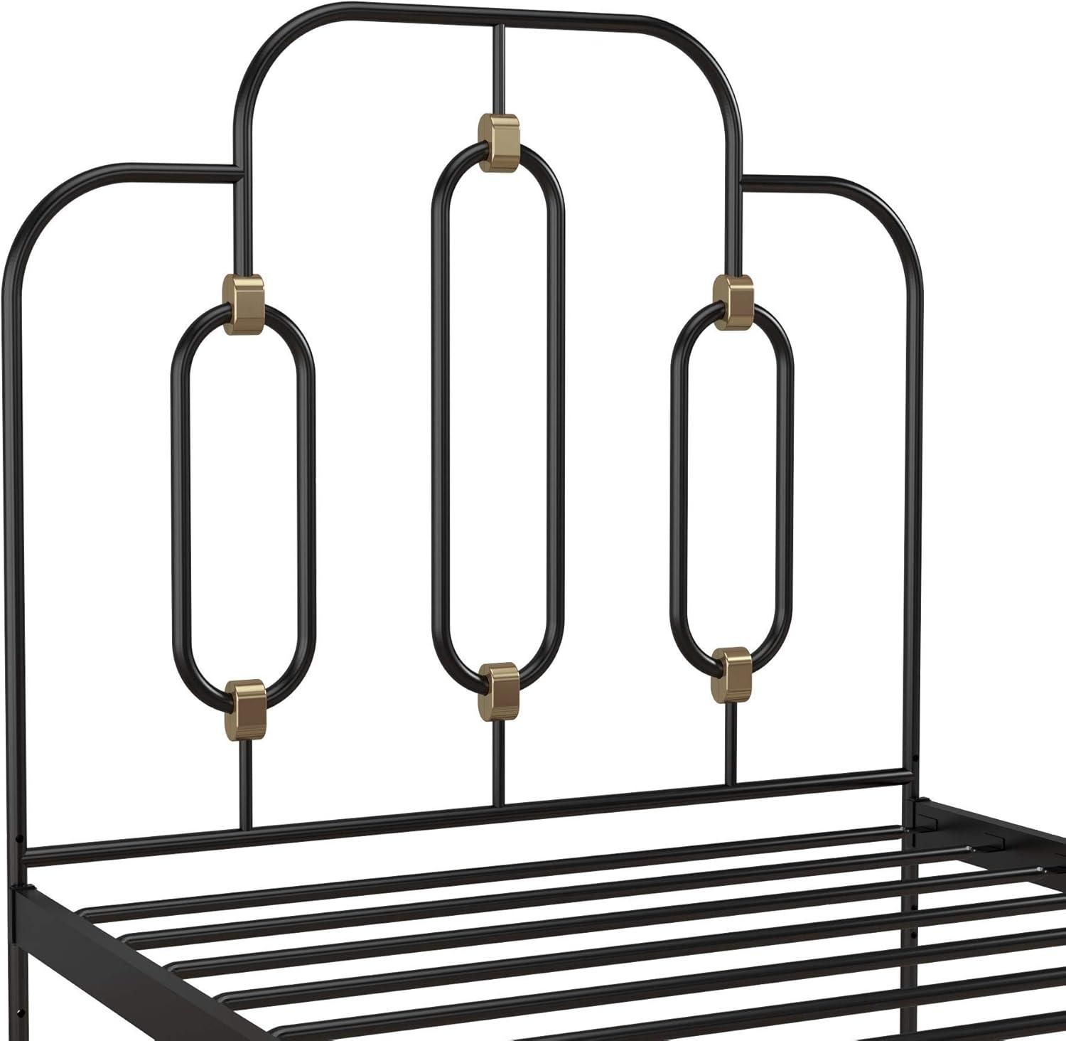 Olivia Metal Open-Frame Bed