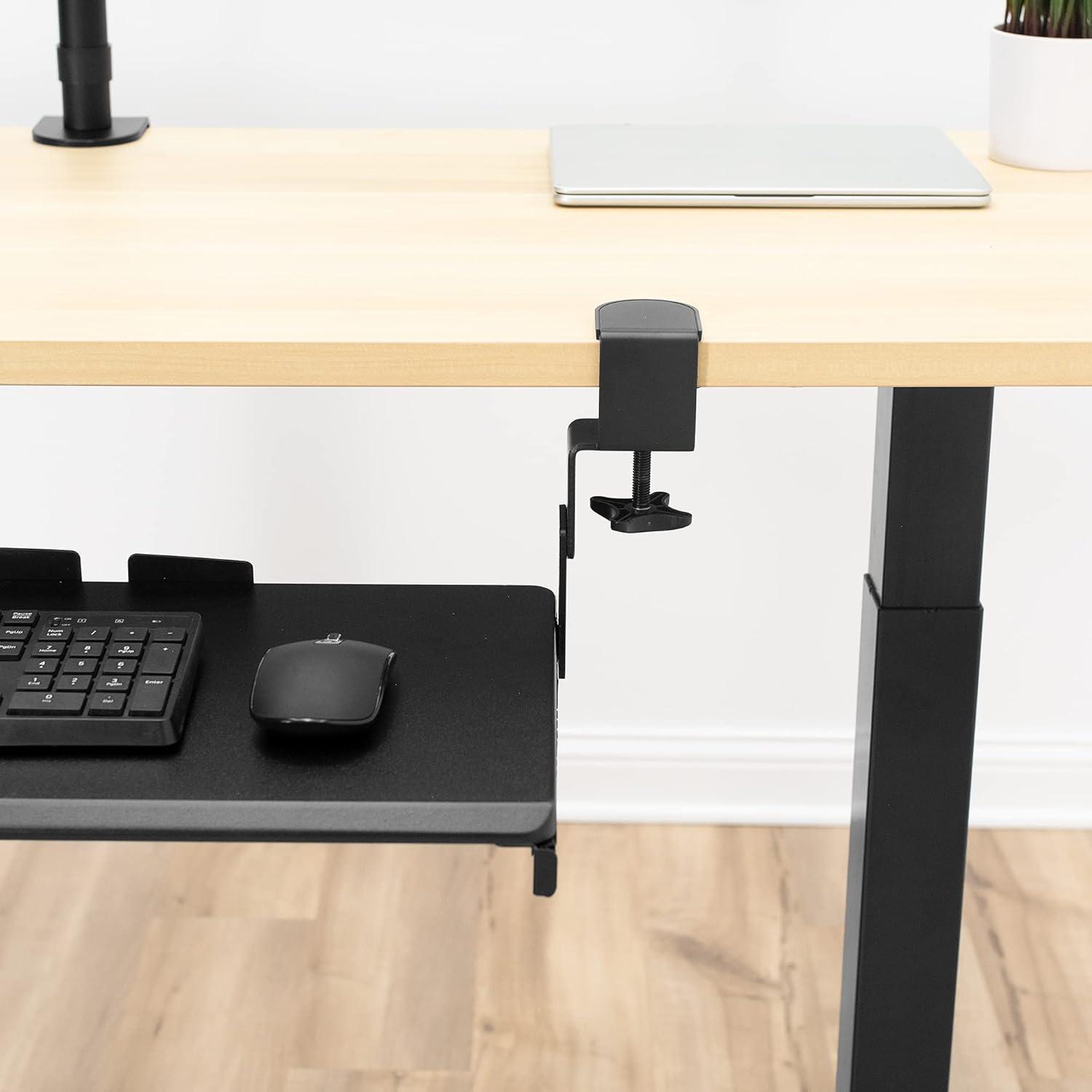 VIVO Steel Height Adjustment Kit Brackets for Computer Keyboard and Mouse Trays, Fits MOUNT-KB05A, MOUNT-KB05D, MOUNT-KB05E, and More, Black, MOUNT-KB5SP