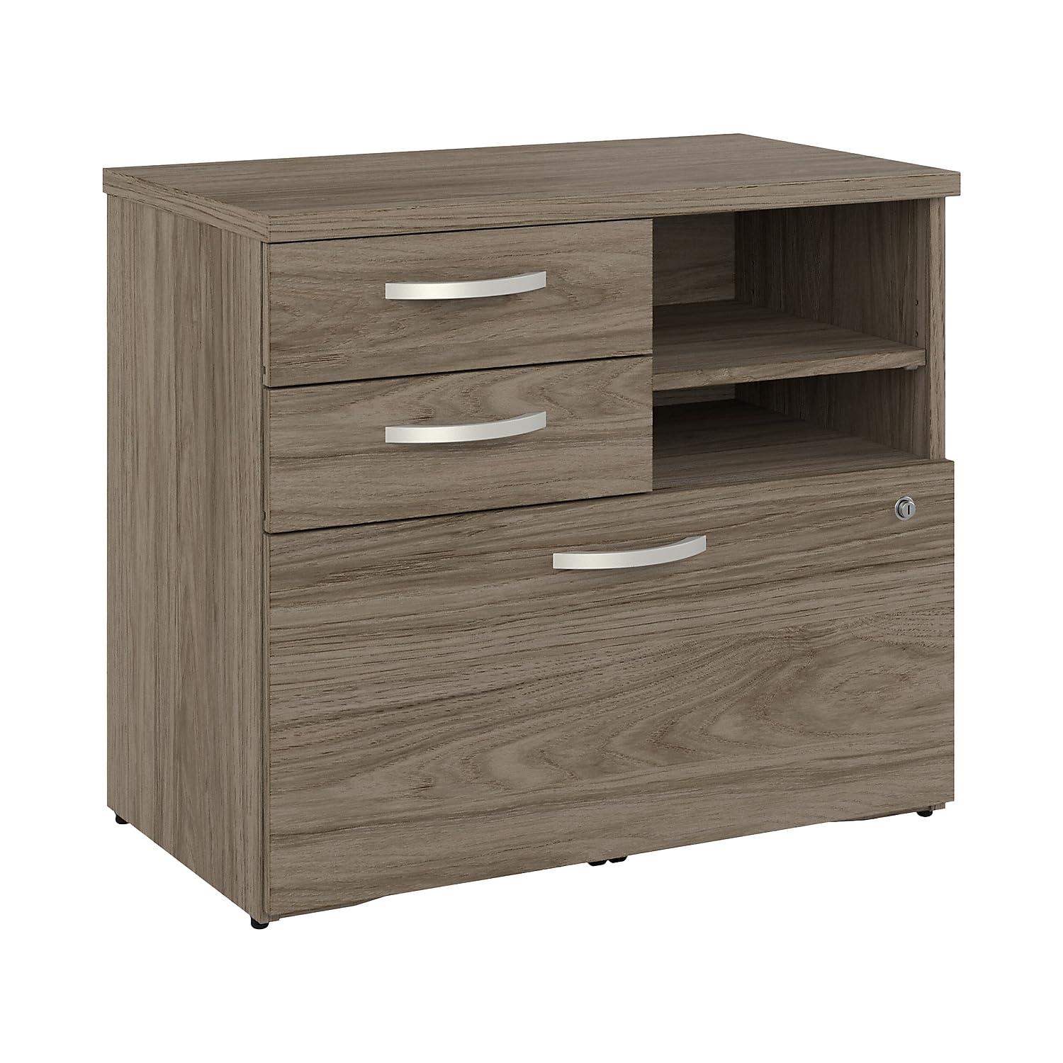 Bush Business Furniture Studio C Ringold Office Storage Cabinet with Drawers and Shelves