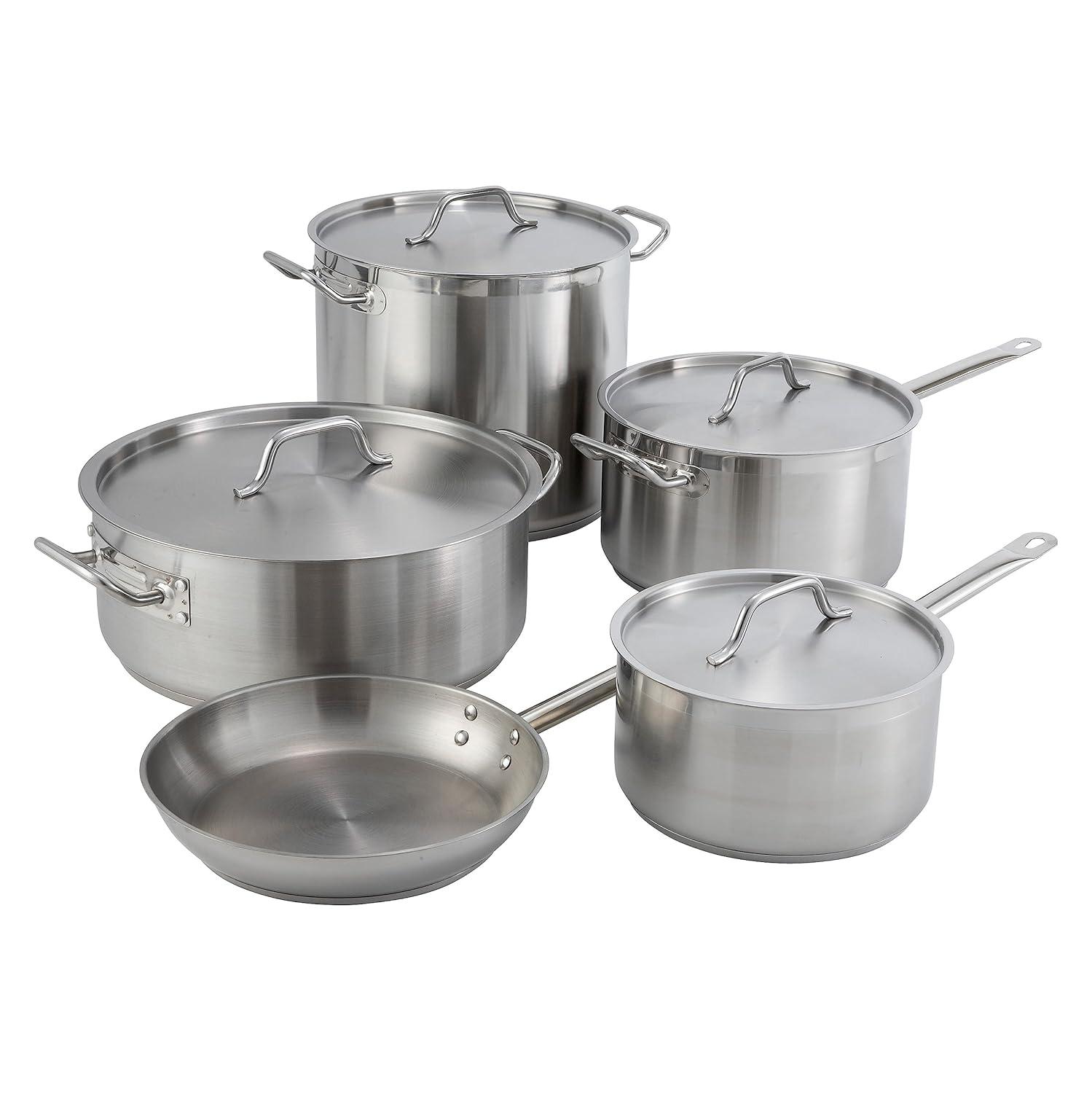 Winco Stainless Steel Saucepan