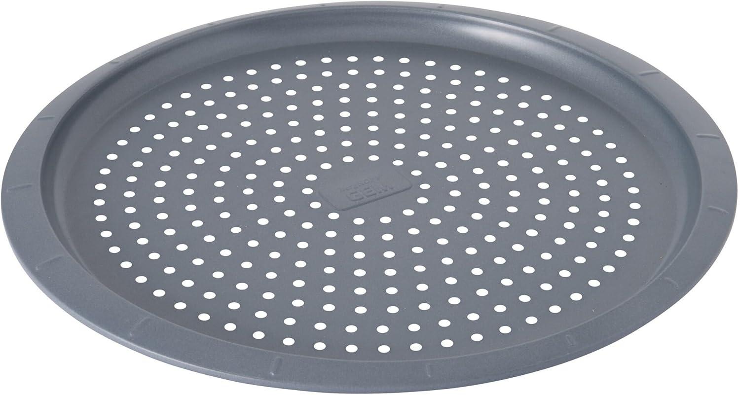 Non-Stick Carbon Steel Perforated Round Pizza Pan