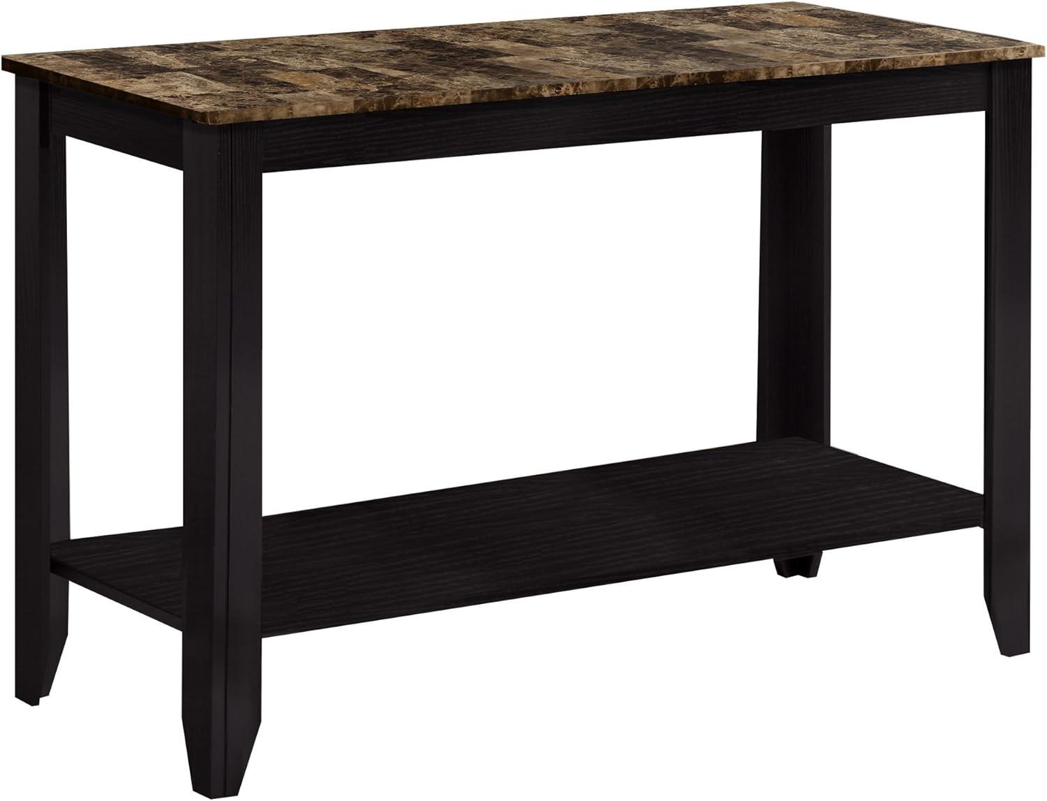 Monarch Specialties Accent Table, Console, Entryway, Narrow, Sofa, Living Room, Laminate Marble Look