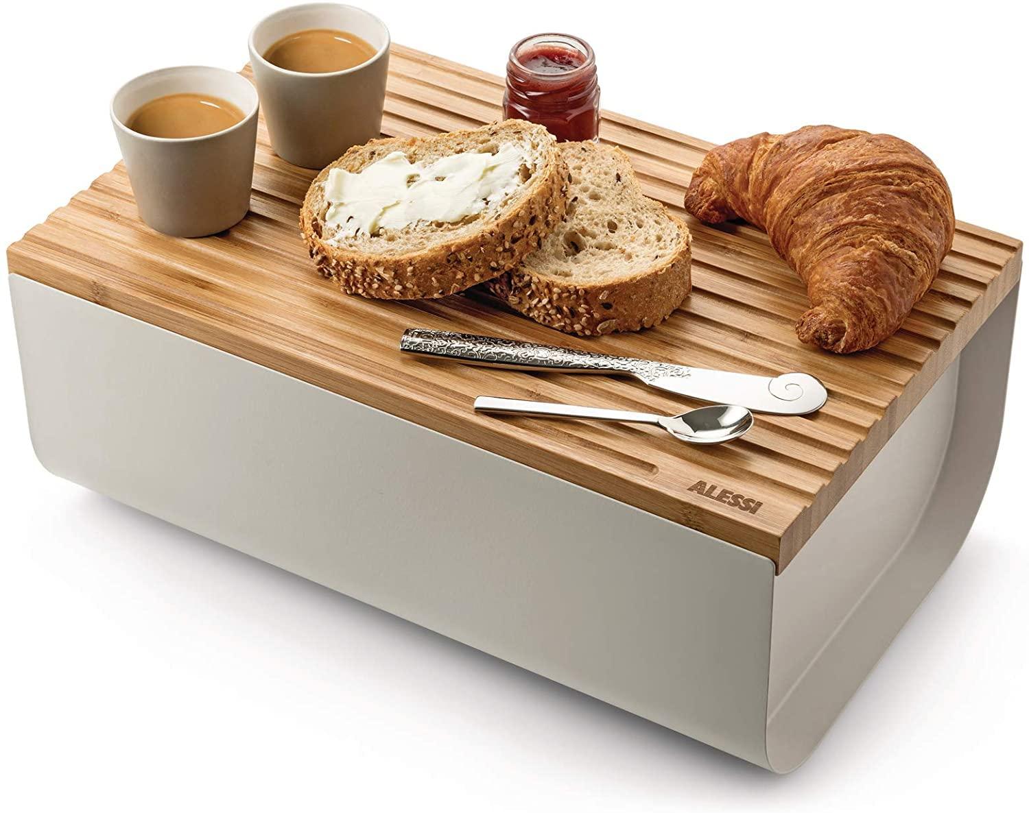 Alessi MATTINA BREAD BOX,BREAD BIN R