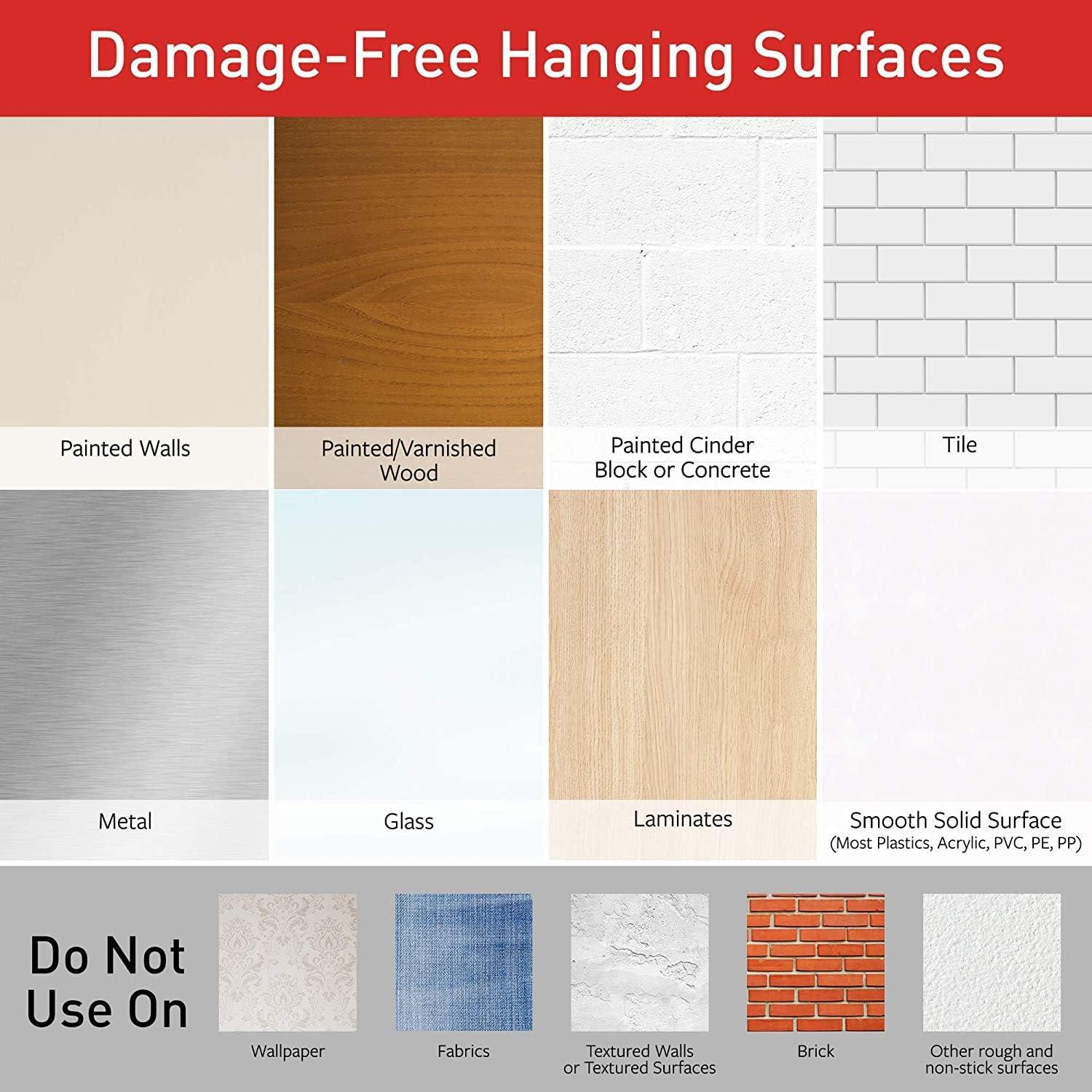Command Large Utility Hook, White, Damage Free Decorating, 1 Hook and 2 Command Strips
