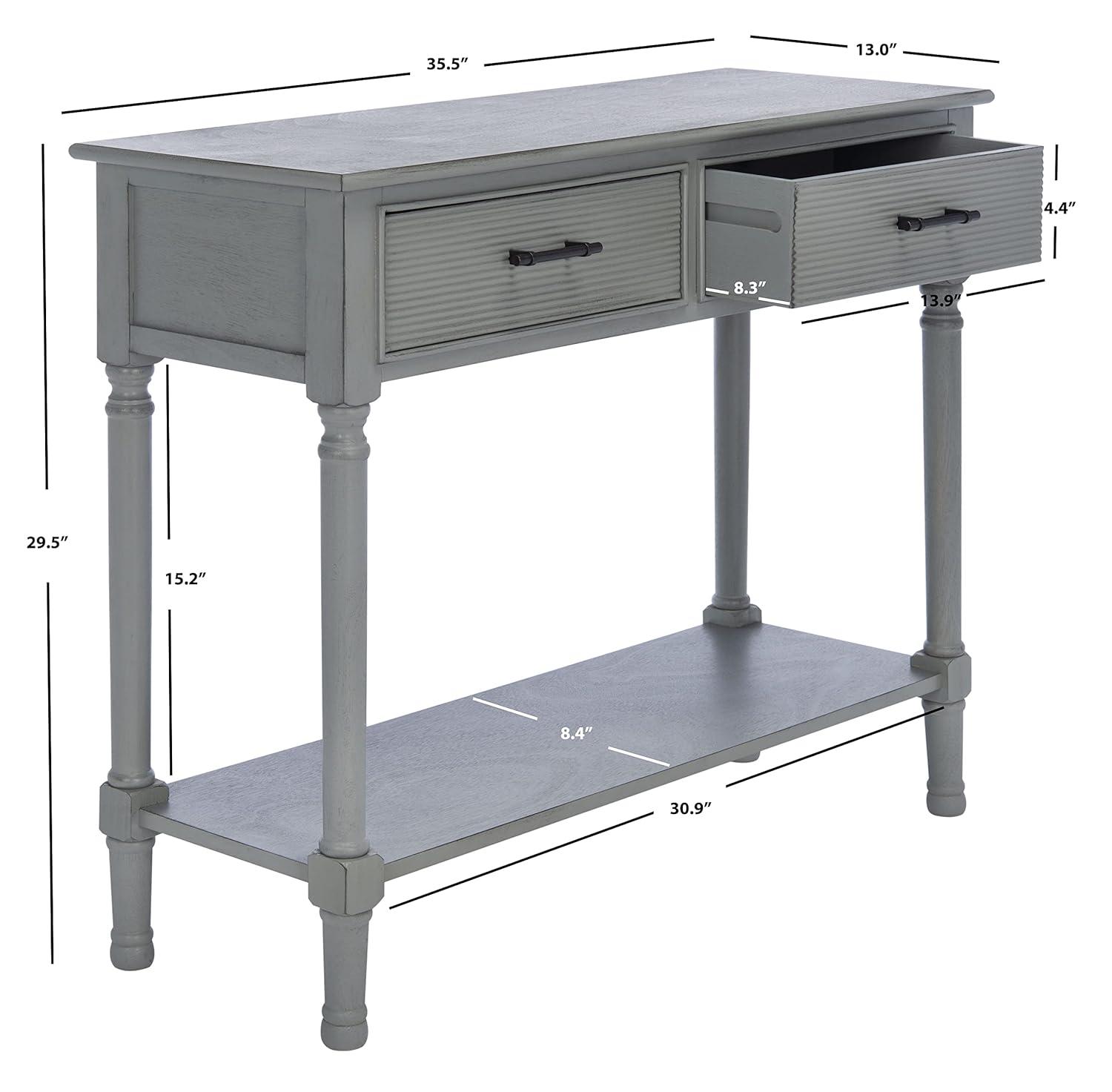 Ryder 2 Drawer Console Table - CNS5719C - Gray - Safavieh