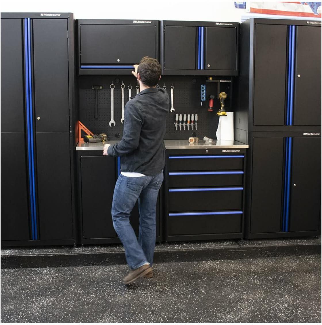 Montezuma Steel Garage Organization Cabinet