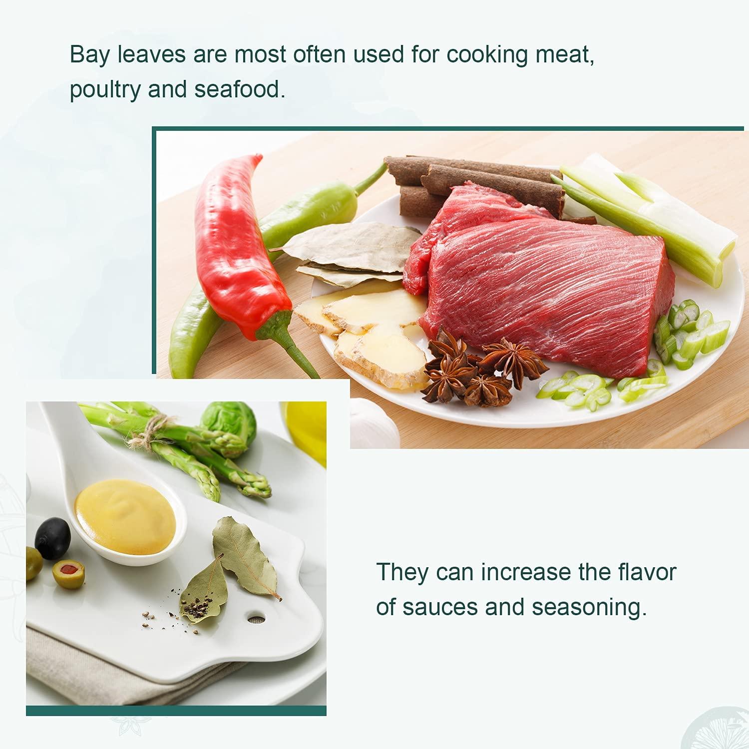 Soeos Whole Bay Leaves 2oz, Dried Laurel, Non-GMO Verified, Herb for Marinades, Stews and Soups