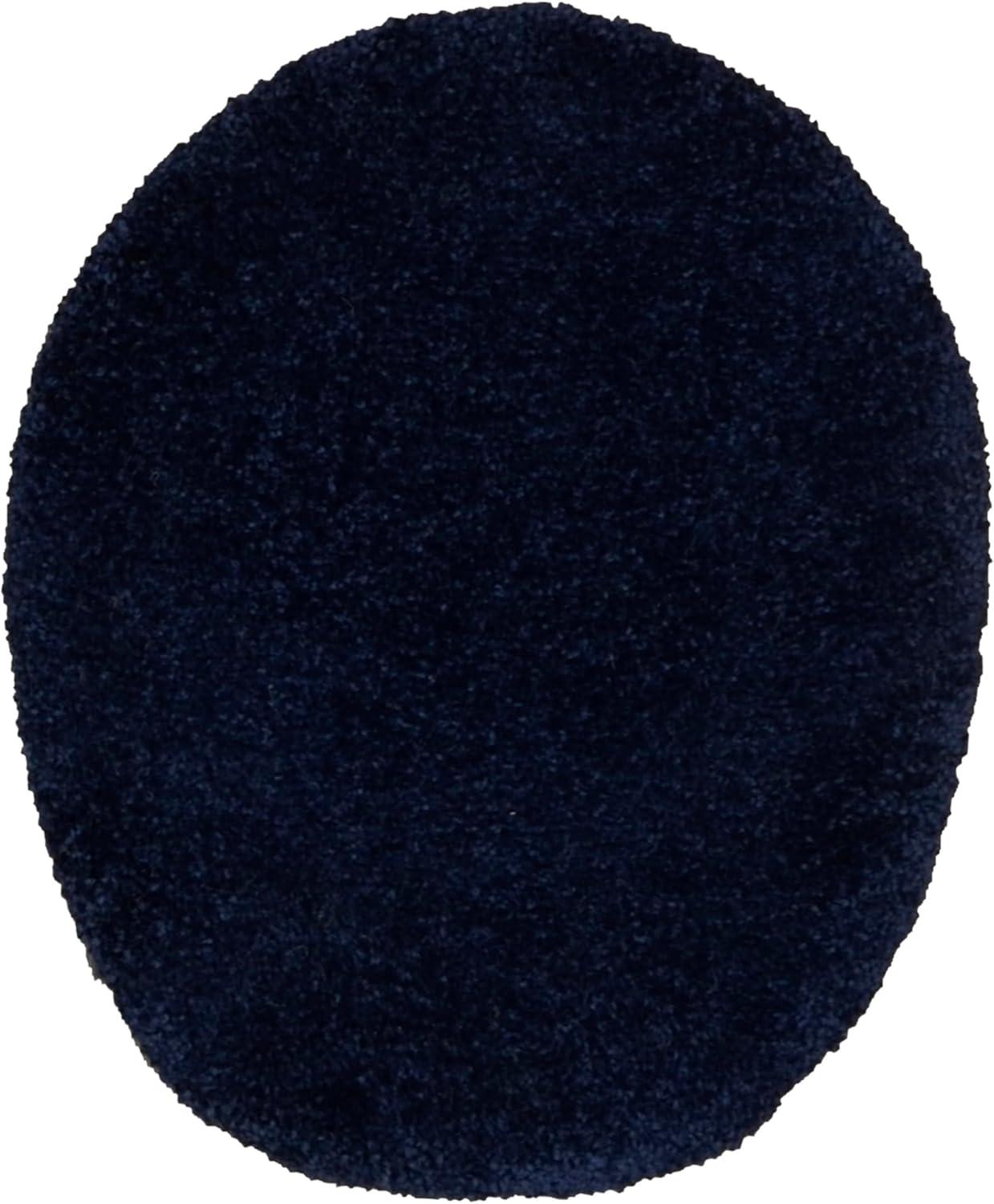 Gramercy 3pc Washable Bathroom Rug Set Navy - Garland Rug: Non-Skid, Tufted, Polypropylene Bath Mats Set