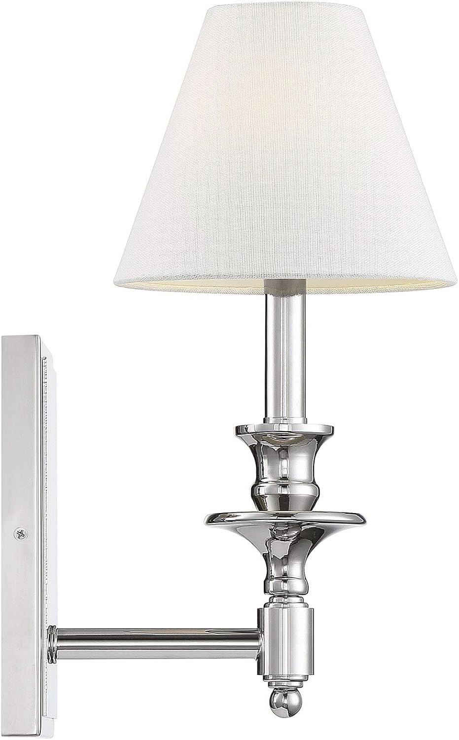 Savoy House Washburn 1 - Light Wall Light in  Polished Nickel