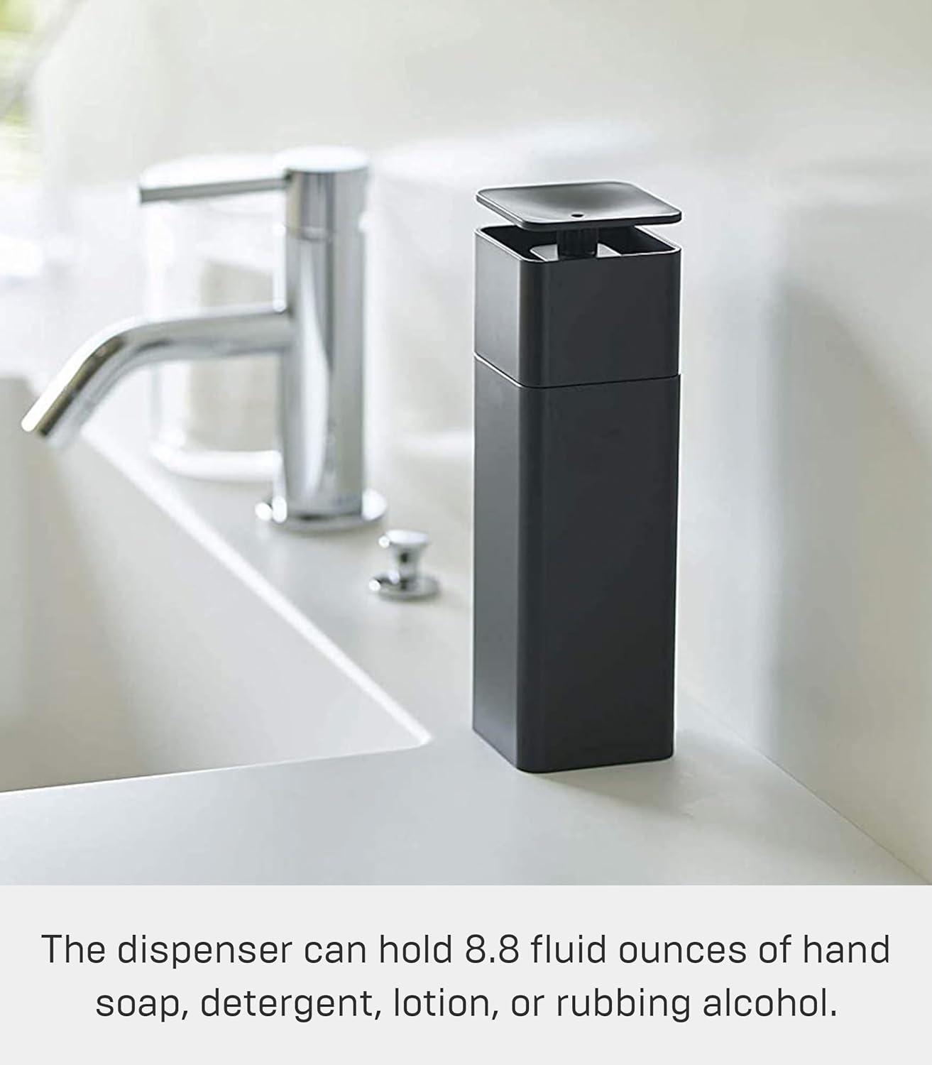 Yamazaki Home One Handed Dispenser, Plastic, 8.5 fluid oz.