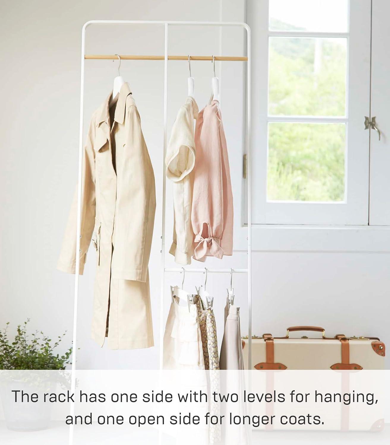 Yamazaki Home 2-Level Coat Rack, Steel