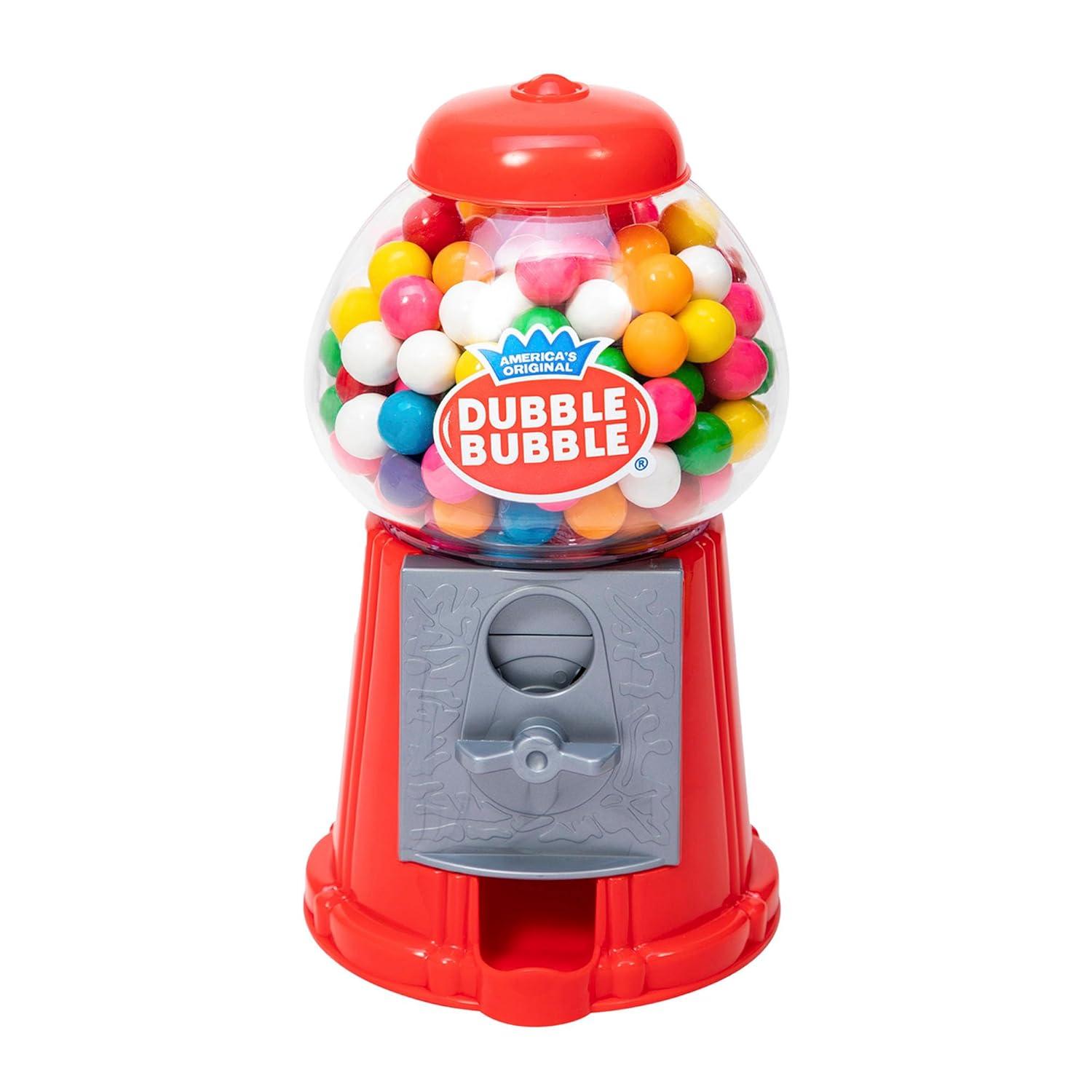 Schylling Dubble Bubble Classic Gumball Machine with Assorted Bubble Gum – Fun Candy Dispenser for Kids & Adults