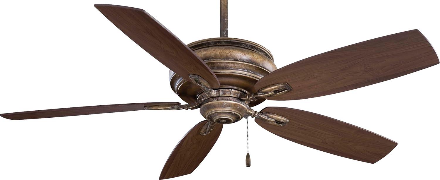 54" Minka Aire Rustic Indoor Ceiling Fan French Beige Maple Wood Blades for Living Room Kitchen Bedroom Family Dining House Home