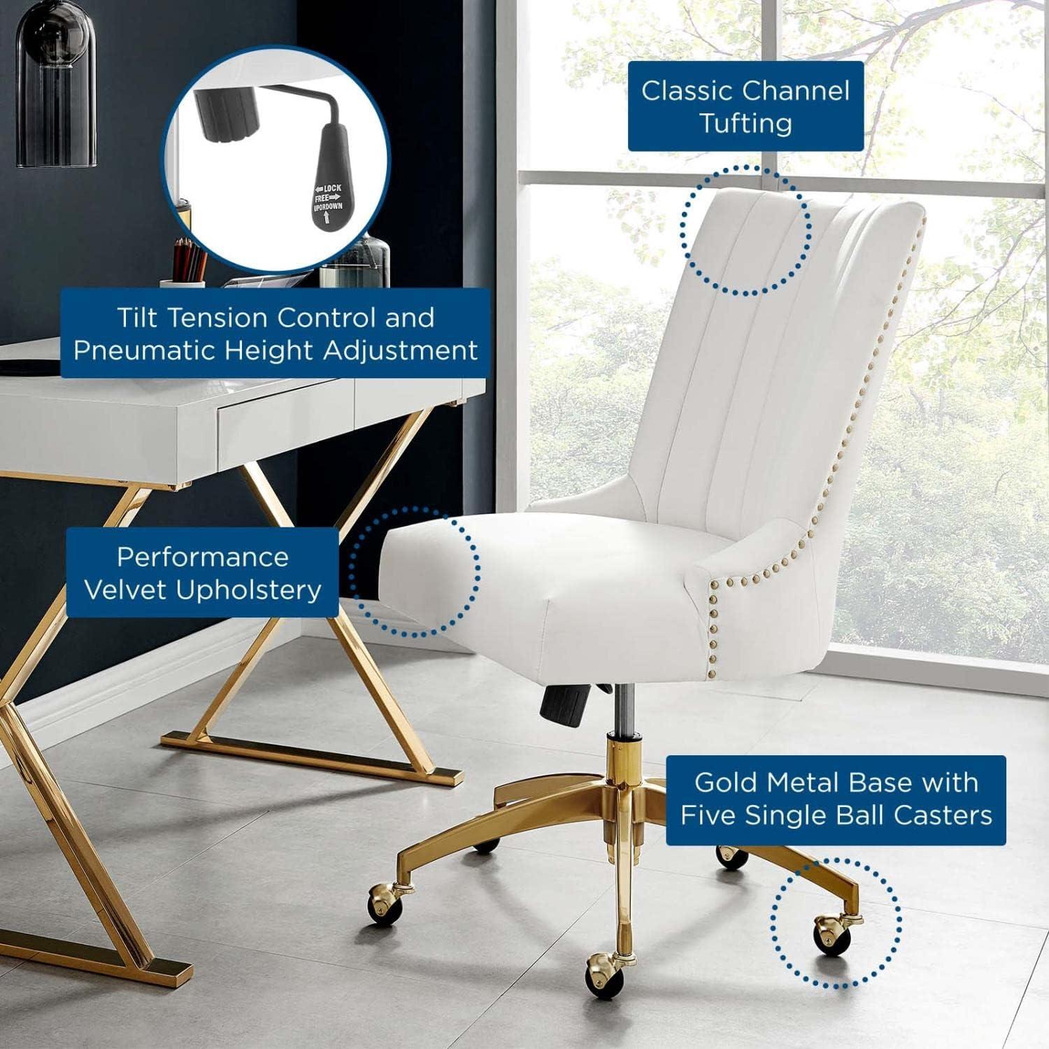 Modway Empower Channel Tufted Performance Velvet Office Chair