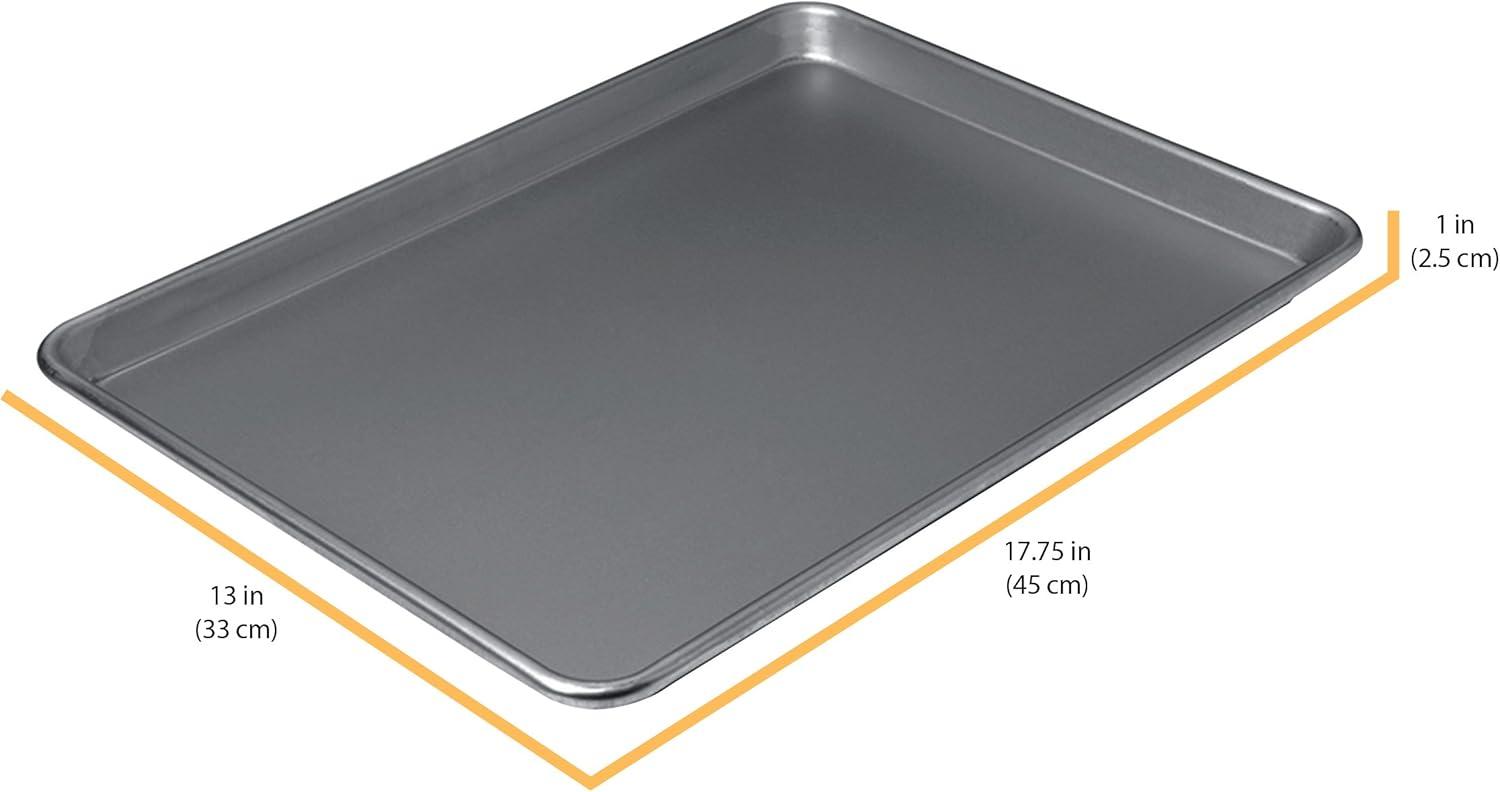 Gray Non-Stick Aluminum and Carbon Steel Cookie Sheet