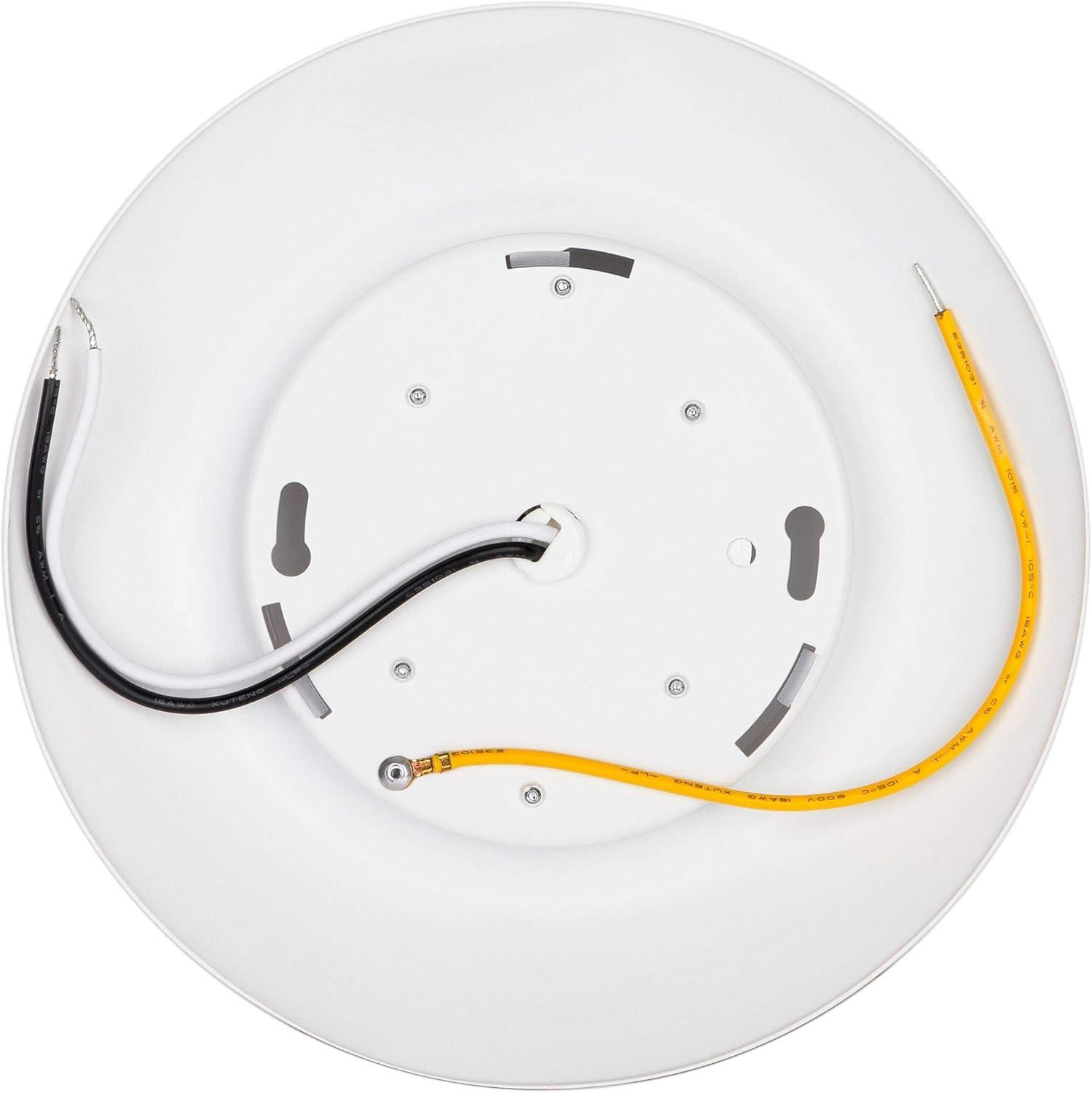 LED Surface Flush Mount Ceiling Light, 4", 10W, 650 Lumens, (100W Equivalent) Dimmable, 3000K Warm White, Surface Mount LED Downlight ETL, White Finish, Wet Location, ETL