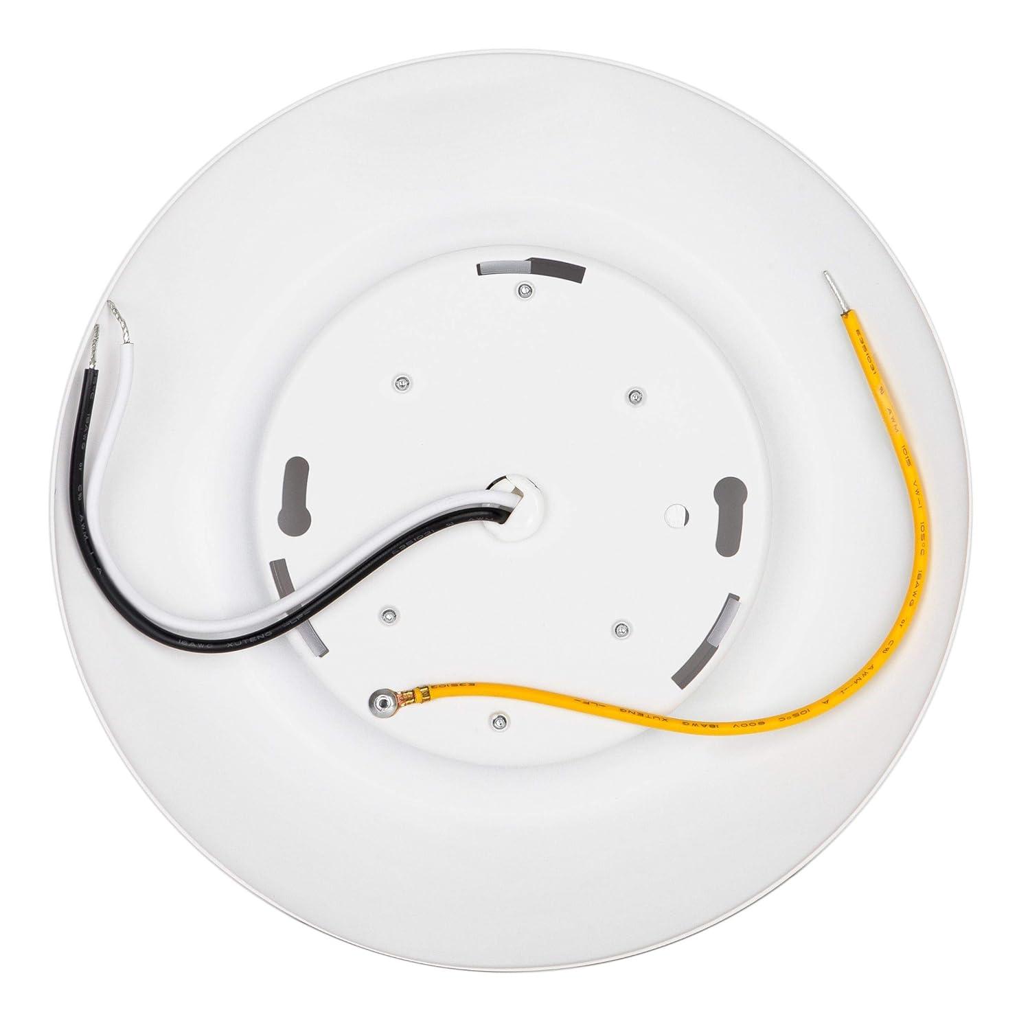 LED Surface Flush Mount Ceiling Light, 4", 10W, 650 Lumens, (100W Equivalent) Dimmable, 3000K Warm White, Surface Mount LED Downlight ETL, White Finish, Wet Location, ETL
