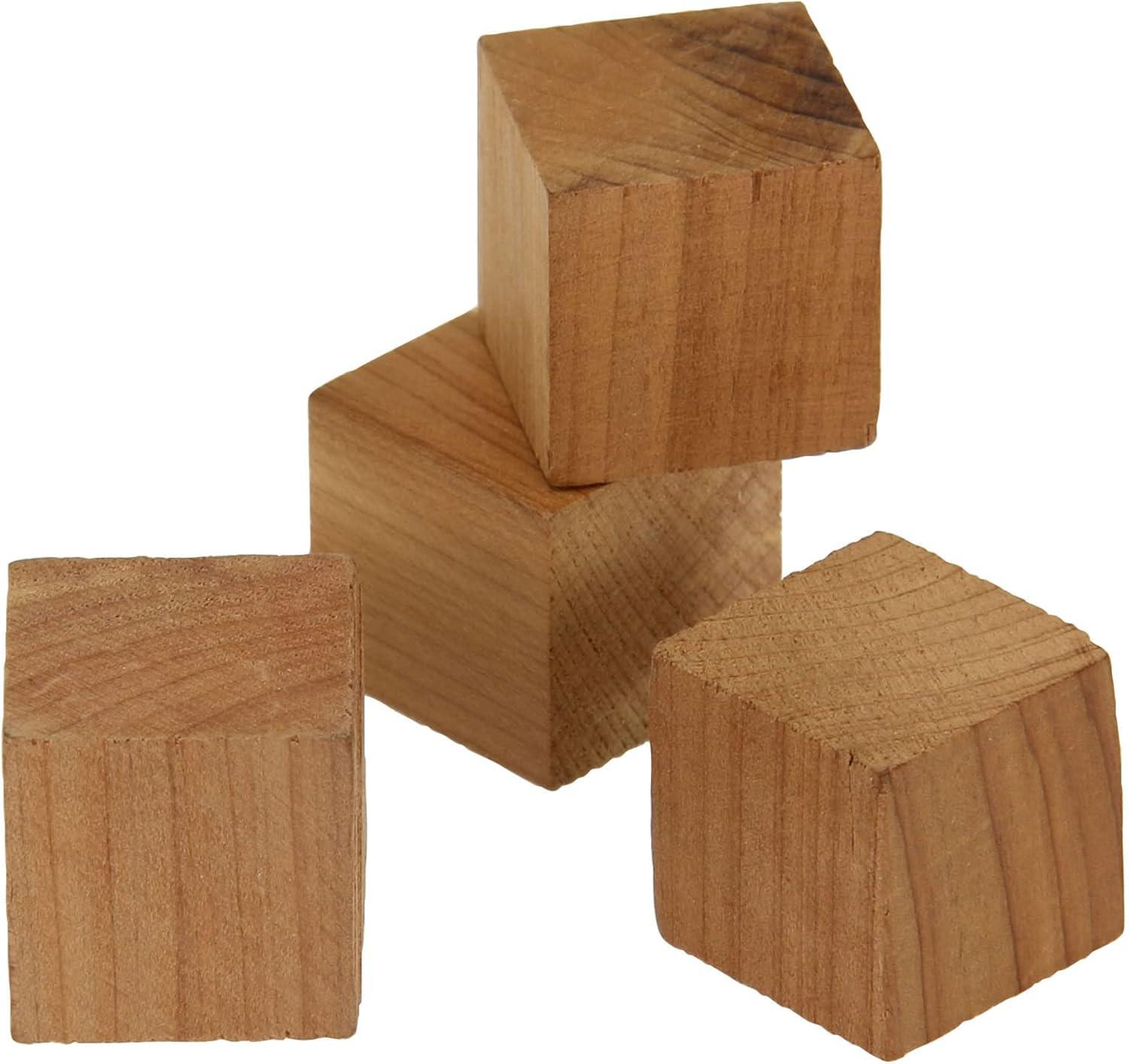 Household Essentials Cedar Moth Repellent Kit, Set of 12 Cedar Hang Ups and 12 Cedar Cubes, All Natural Moth Protection for Dressers, Drawers, Luggage, Closets and More