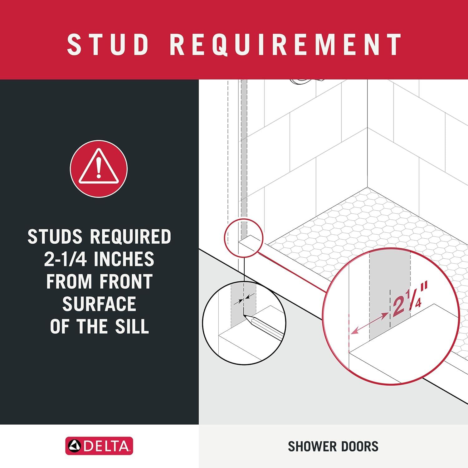 Delta Paxos 60 in. x 62-1/4 in. Frameless Sliding Bathtub Door in Chrome with 5/16 in. (8mm) Tempered Clear Glass, SD5758473