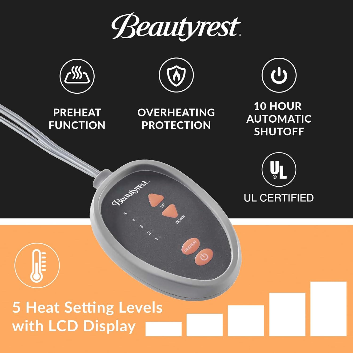 Beautyrest Cool Touch Heated Mattress Pad