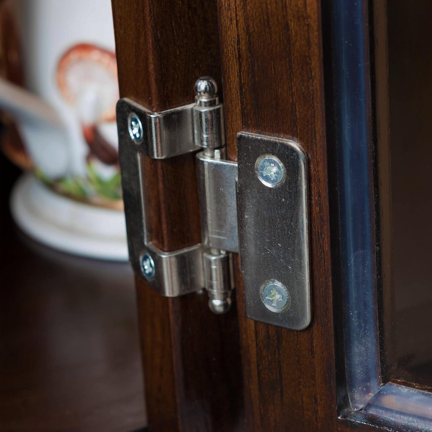 Leick Home Curio Cabinet in Chocolate Oak