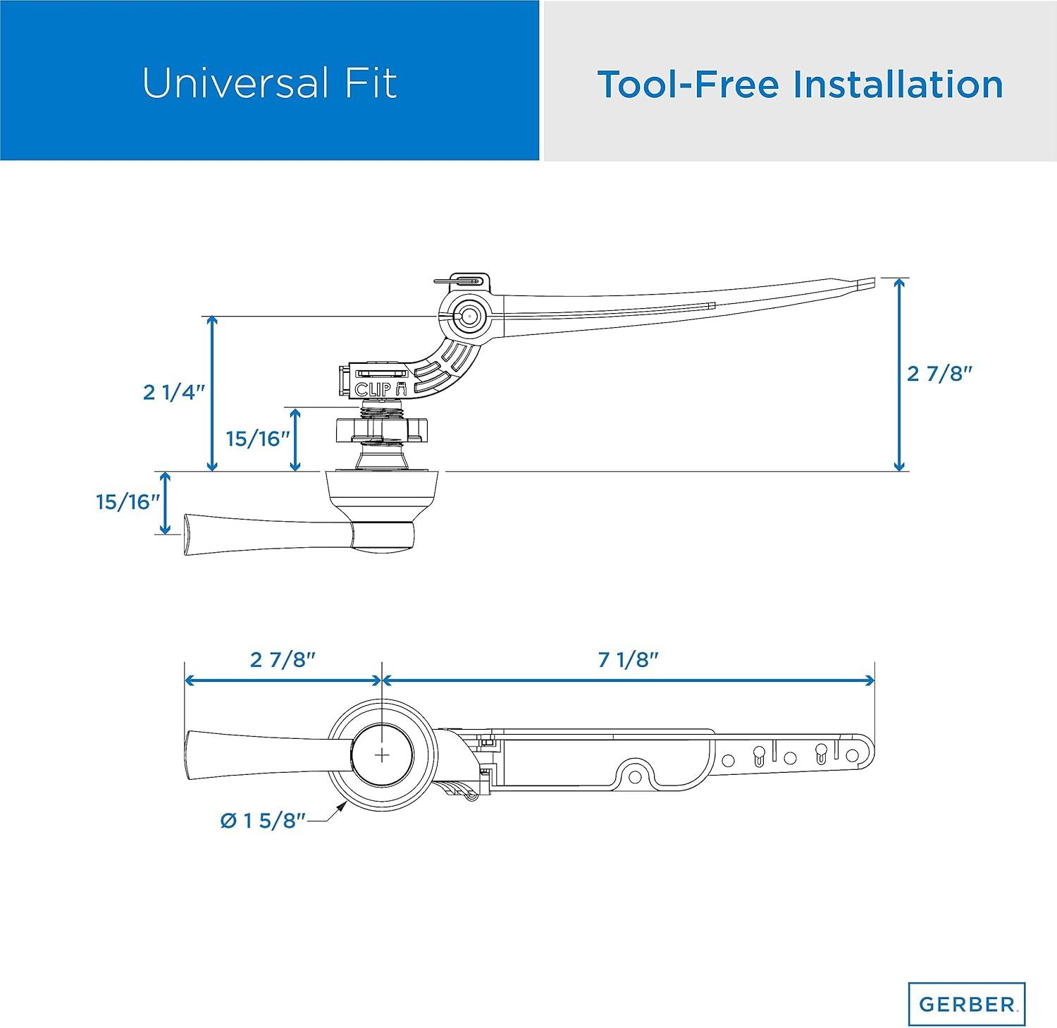Universal Tank Trip Lever