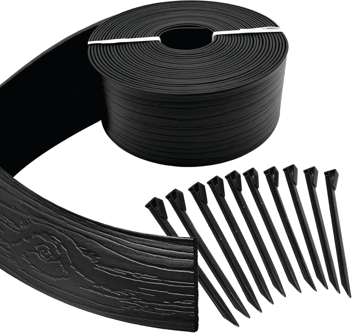 Master Mark Plastics 4'' H x 480'' W Polyethylene Plastic Lawn Edging