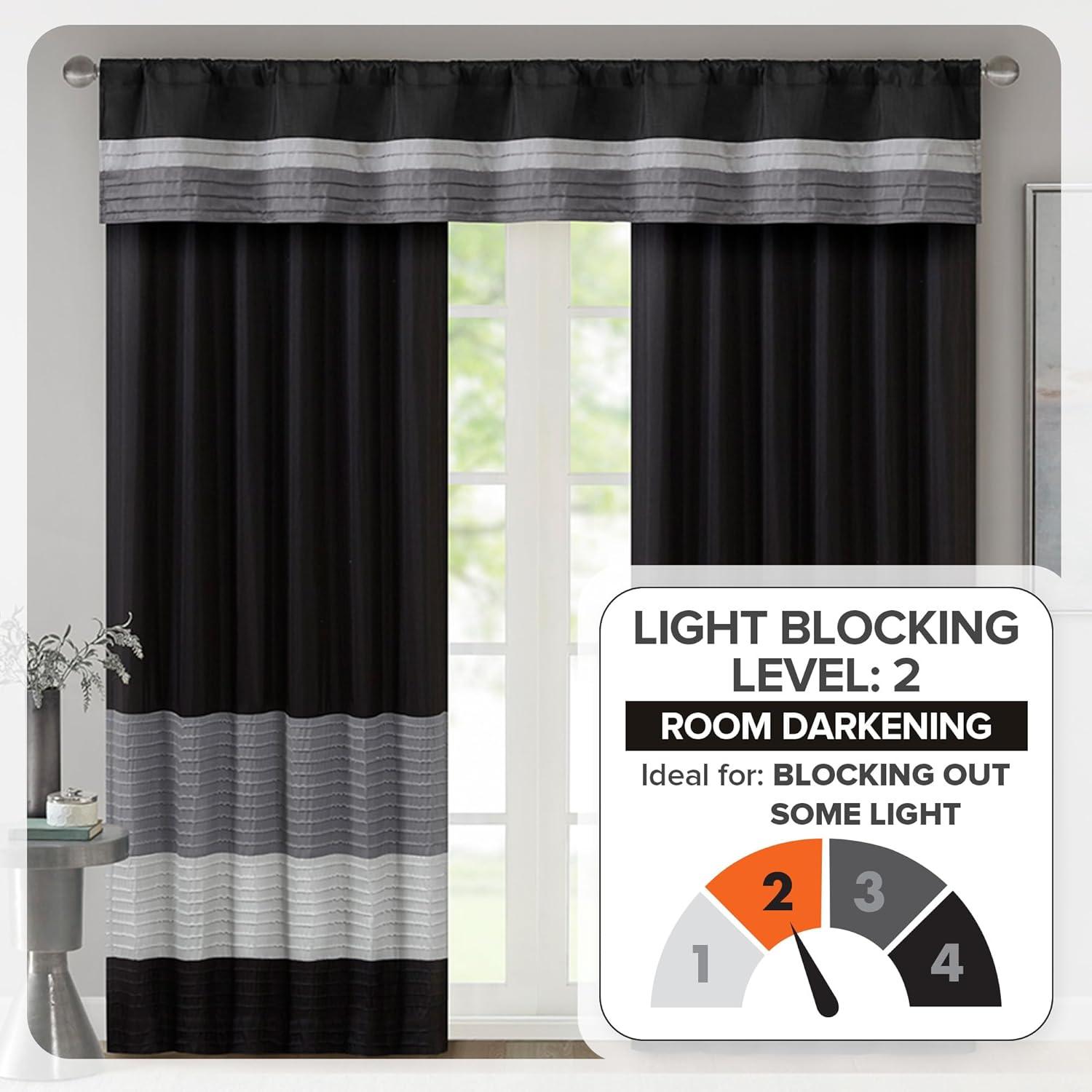 Amherst Polyoni Pintuck Curtain Panel