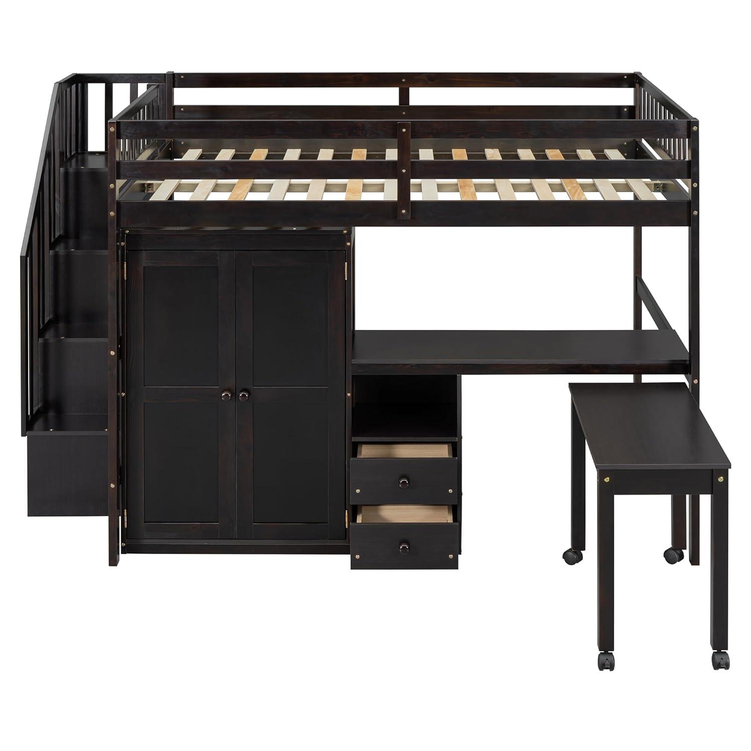 Reprise Designs Desk & Wardrobe – Space-Saving Multifunctional Loft Bed