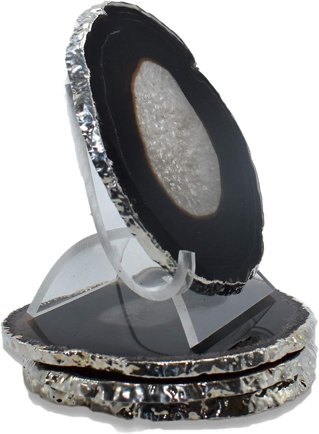 Agate 4 Piece Coaster Set (Set of 4)