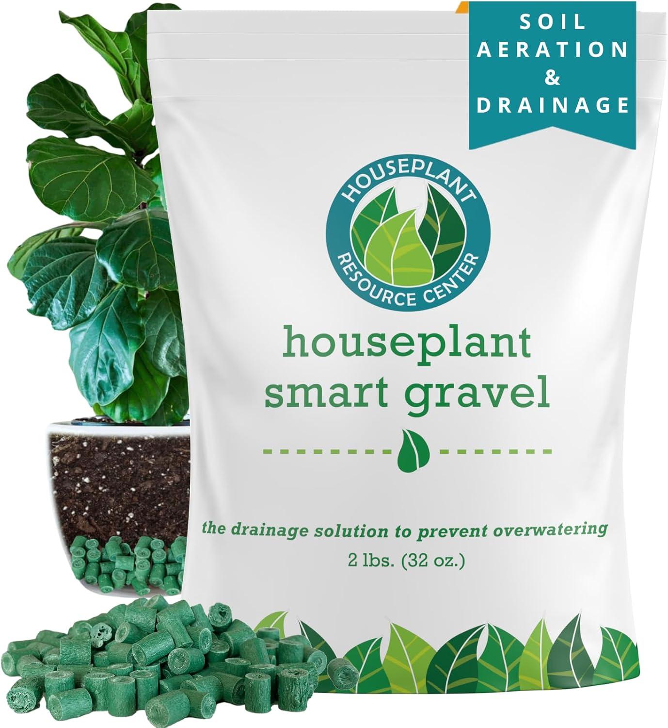 Houseplant Smart Gravel – Eco-Friendly Drainage Rocks for Potted Plants | Enhances Soil Aeration & Prevents Root Rot | Overwatering Solution | Sustainably Made from Recycled Ocean Plastics (32 oz)