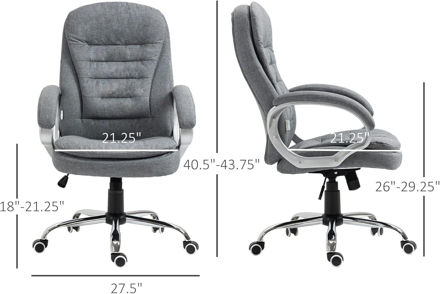 Gray High Back Mesh Fabric Executive Swivel Chair