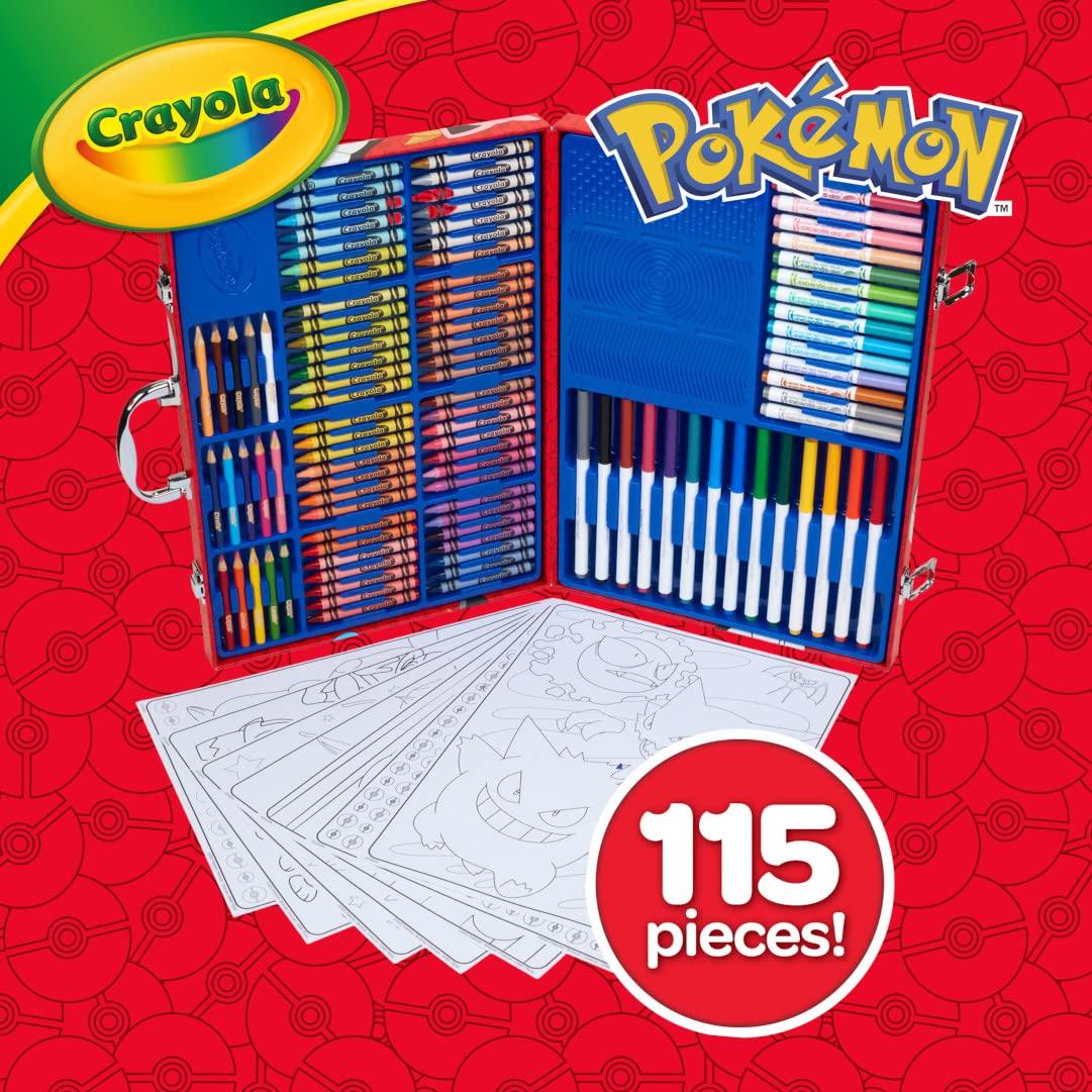 Crayola Imagination Art Set Pokemon: Drawing & Coloring Kit with Crayons, Markers, Pencils, & Sheets for Ages 5+