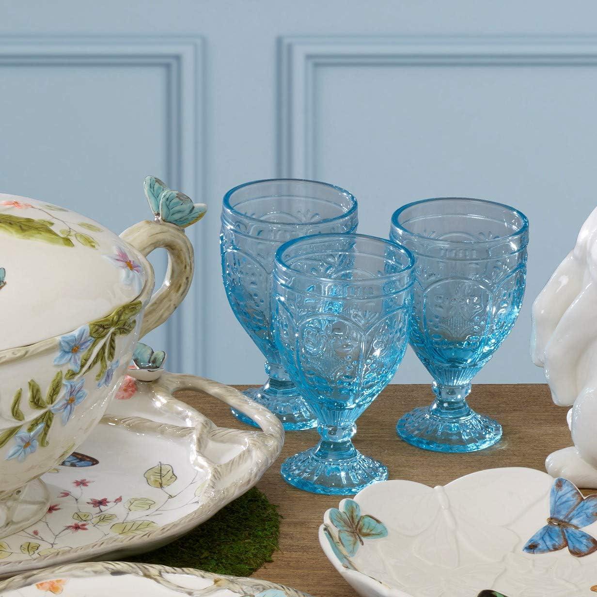 Fitz and Floyd Trestle 12 oz. Water Goblet (Set of 4)