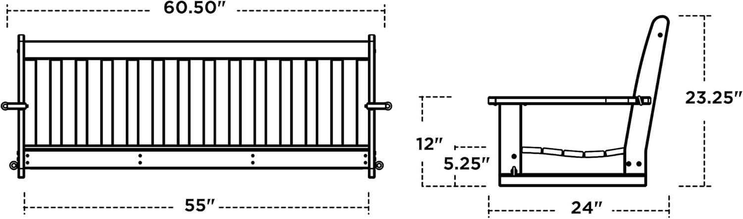 Vineyard 60.5" Porch Swing