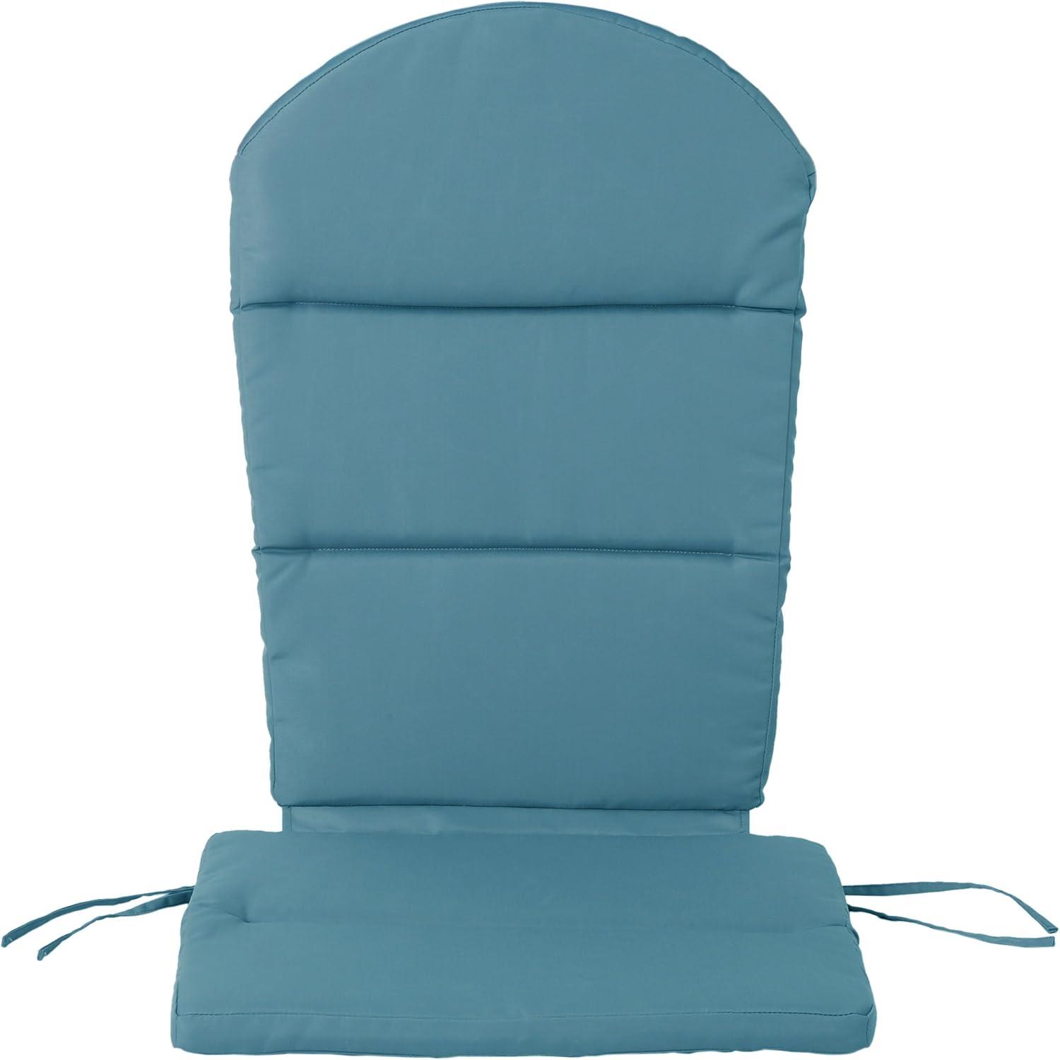 GDF Studio Terry Outdoor Water-Resistant Adirondack Chair Cushion, Dark Teal