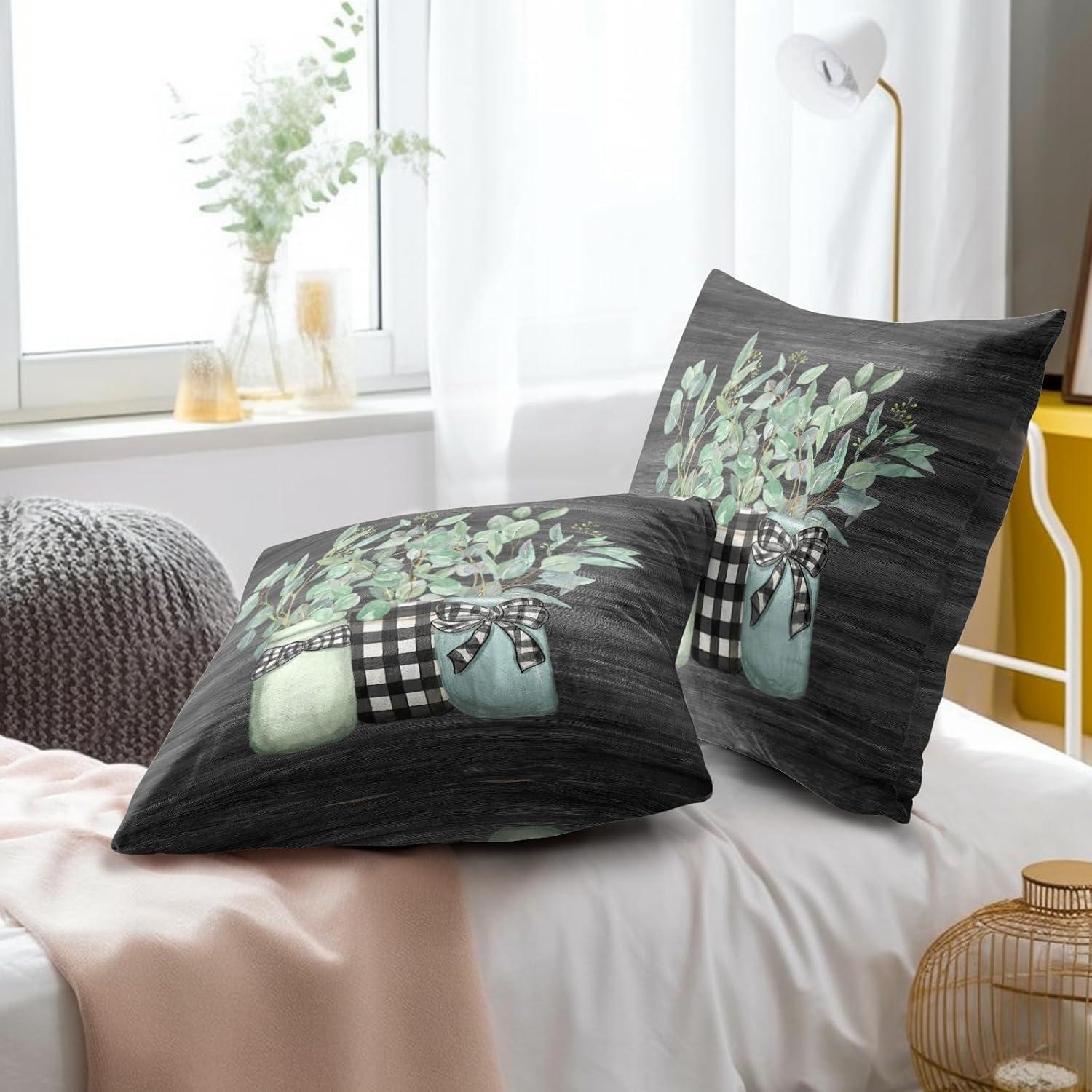 Burnt Orange Summer Outdoor Coastal Pillow Covers 18x18 Inch Set of 2 Fall Coral Seashell Starfish Throw Pillows Ocean Themed Beach Nautical Decorative Cushion Cases for Couch Decorations