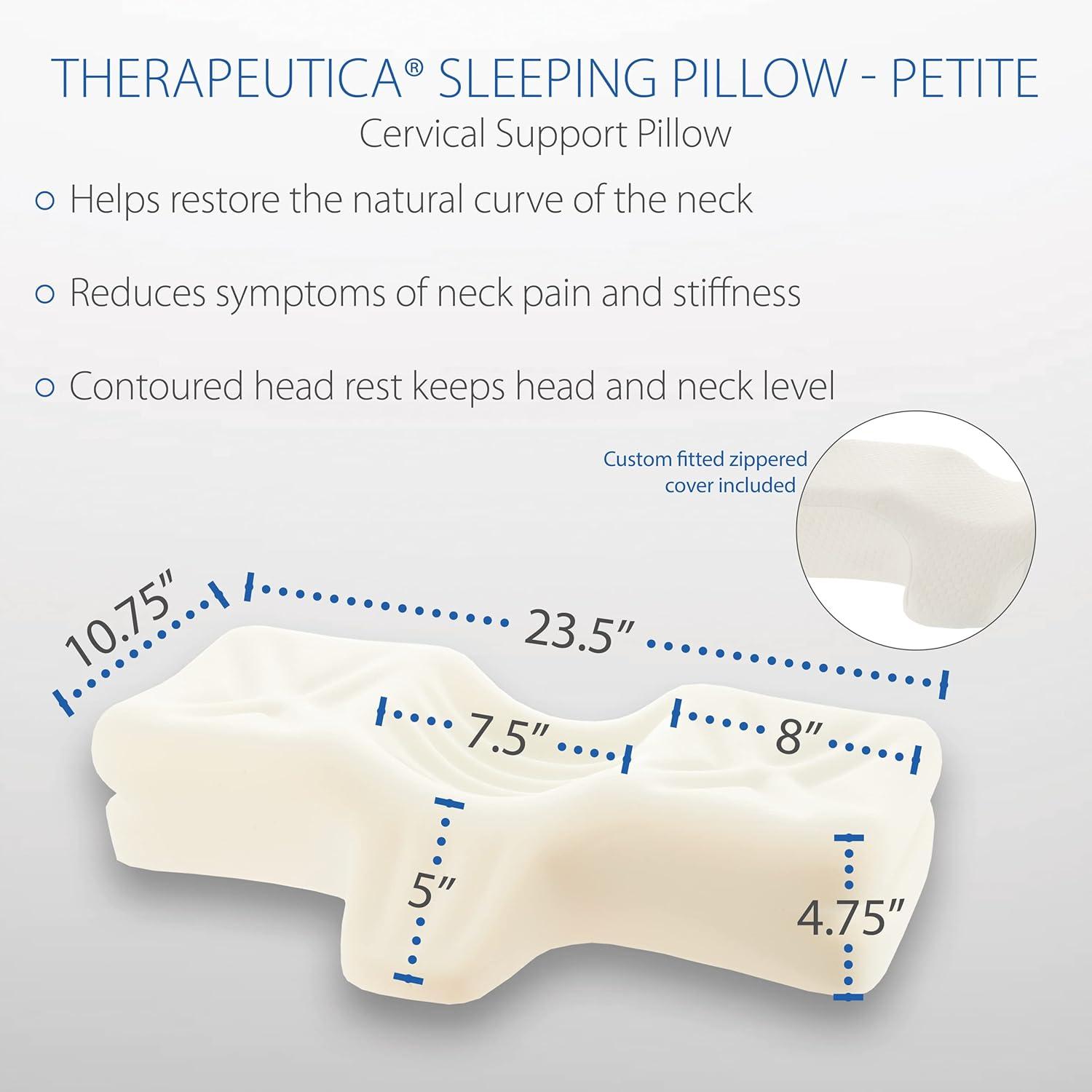 Therapeutica Orthopedic Sleeping Pillow, Helps Spinal Alignment & Neck Support