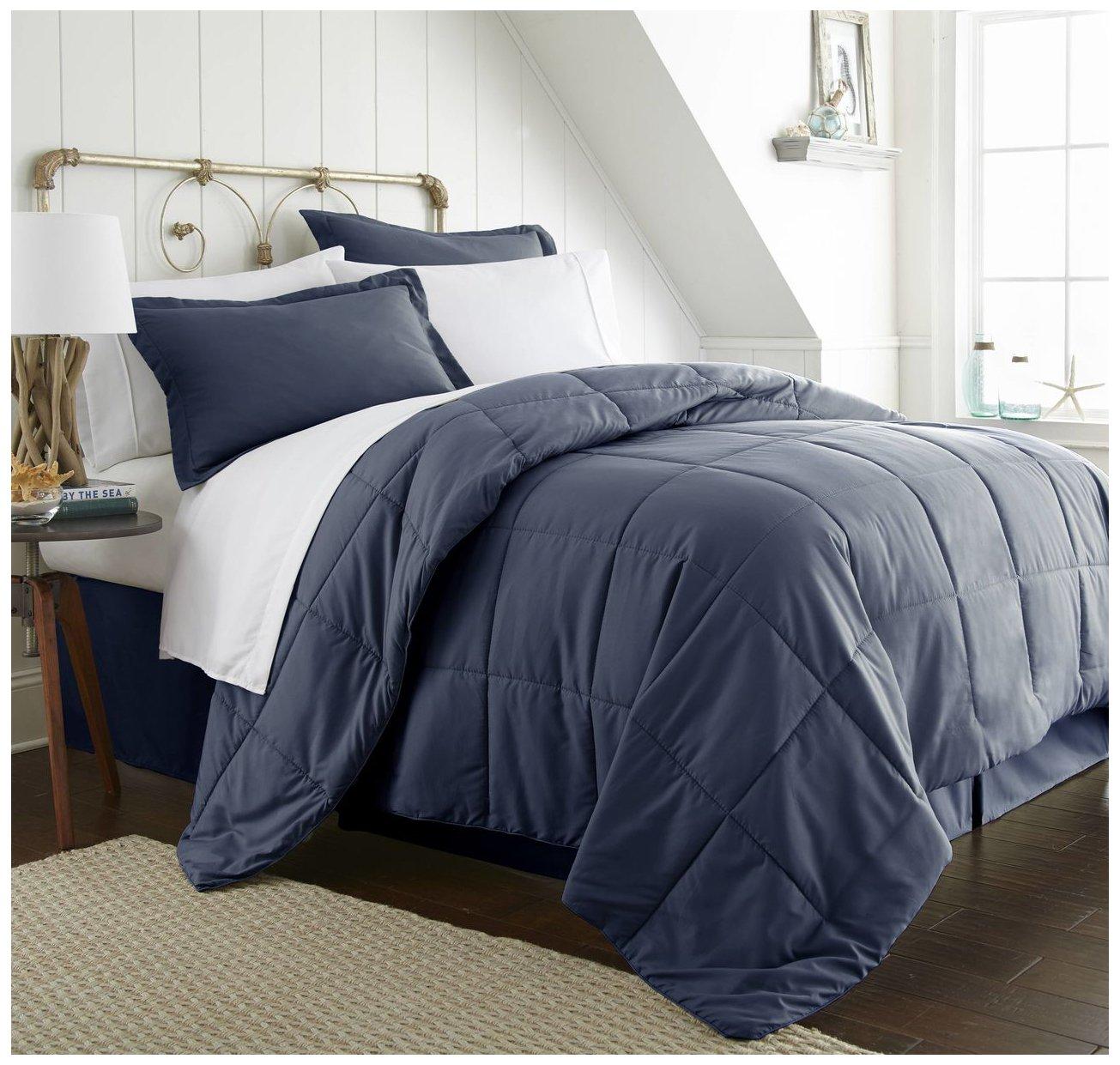 IEnjoy Home Simply Soft 8 Piece Microfiber Complete Bedding Set