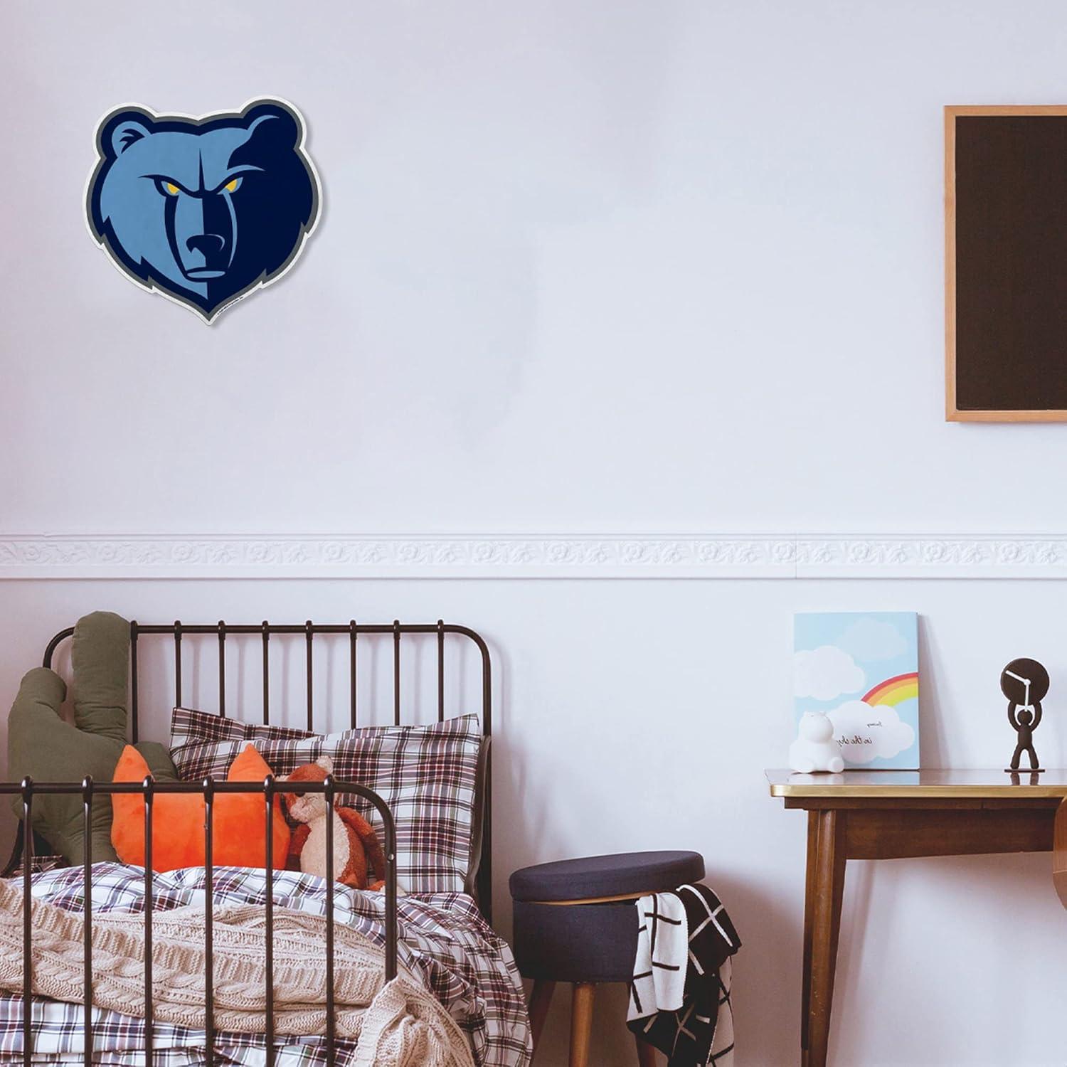 Rico Industries Memphis  Basketball Classic Team Logo Shape Cut Pennant - Home and Living Room Décor - Soft Felt EZ to Hang