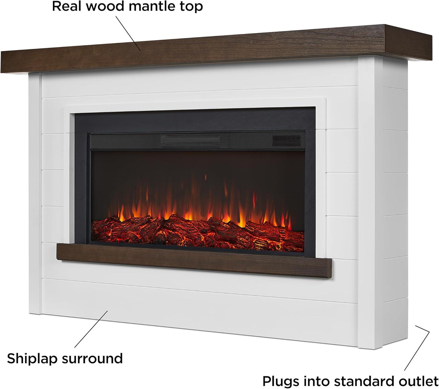 Bernice 65" Landscape Electric Fireplace by Real Flame