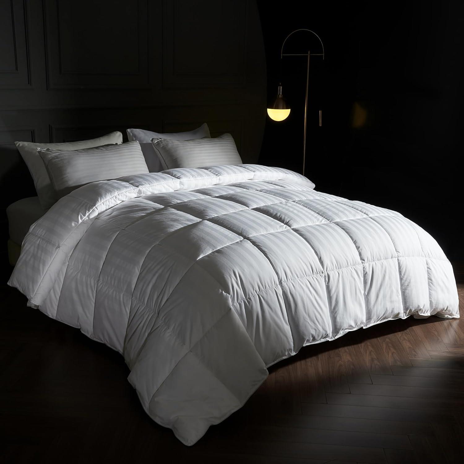 Peace Nest 600 Fill Power Goose Down and Feather All Season Comforter Duvet Insert