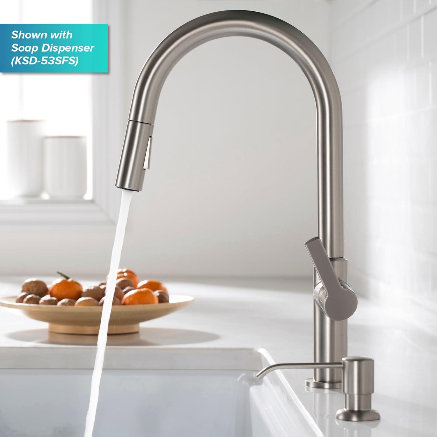 KRAUS Oletto Single Handle Pull Down Kitchen Faucet