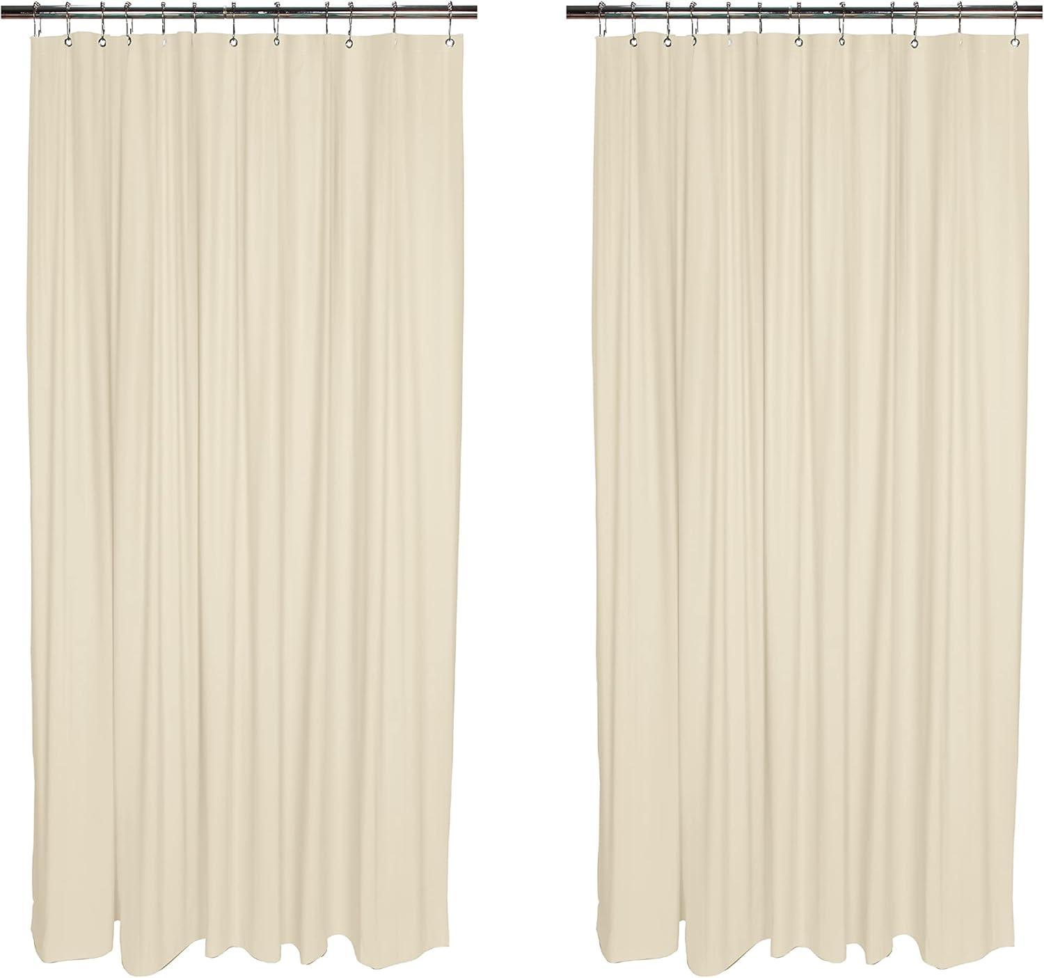 Bath Bliss Shower Liners No Pattern And Not Solid Color Liner (Set of 2)