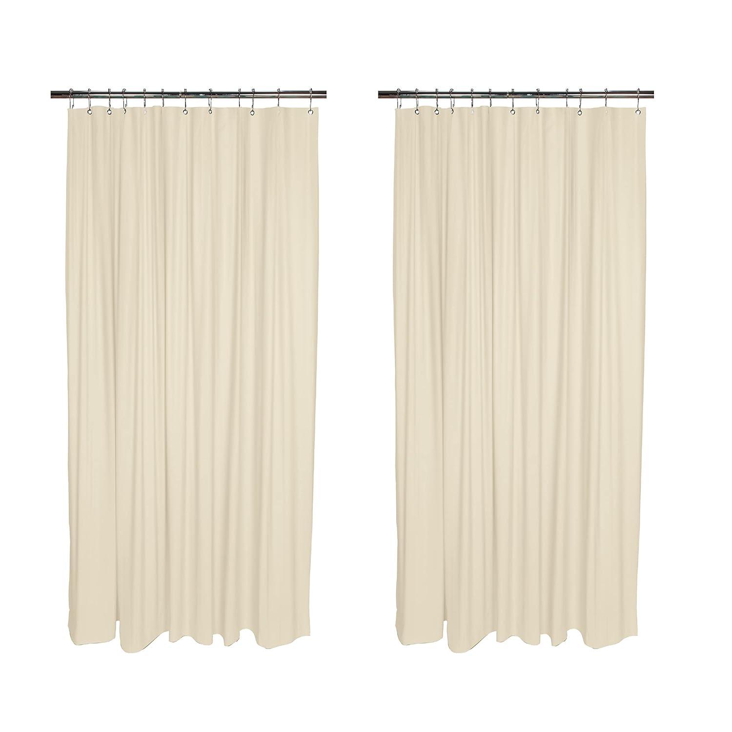 Bath Bliss Shower Liners No Pattern And Not Solid Color Liner (Set of 2)