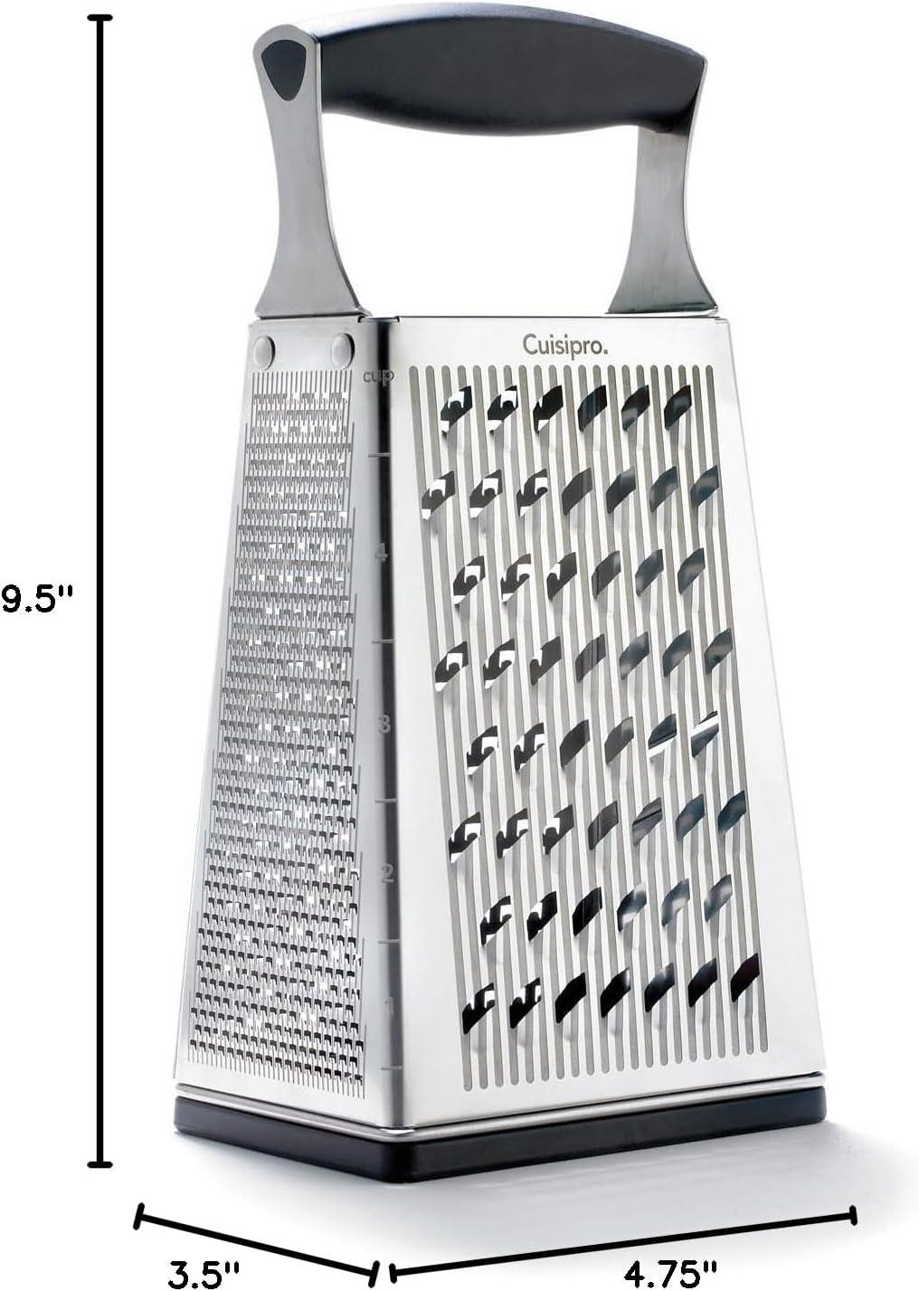 Cuisipro Surface Glide Technology 4 Sided Box Grater