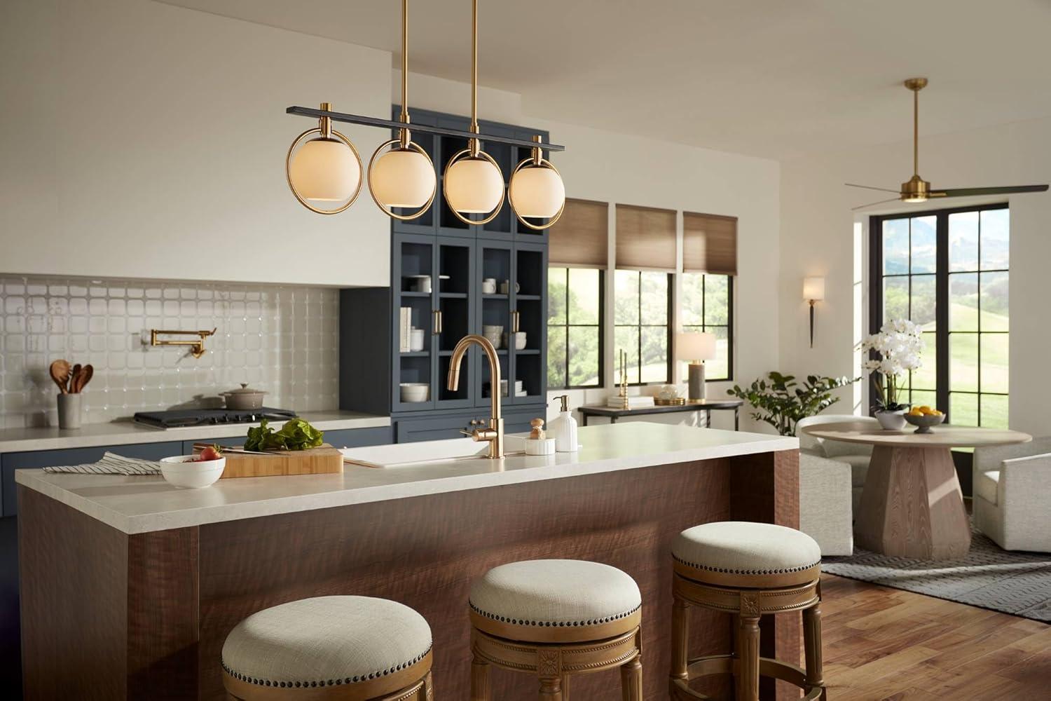 Dahlia Studios Potted Faux Artificial Flowers Realistic Pink White Phalaenopsis Orchid in Pot Home Decoration Living Room 13" High