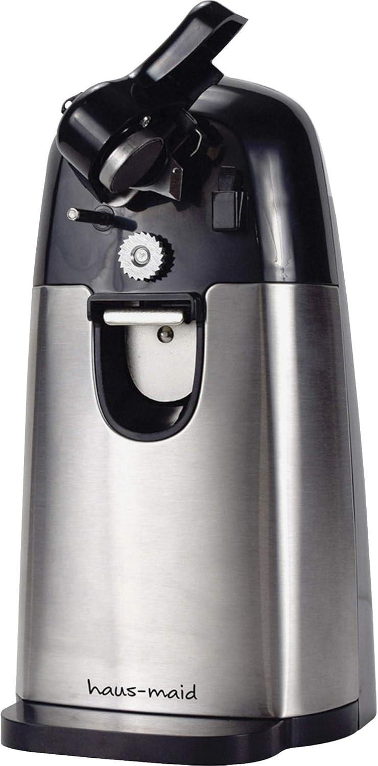 Haus-Maid Black and Stainless Steel Electric Can Opener