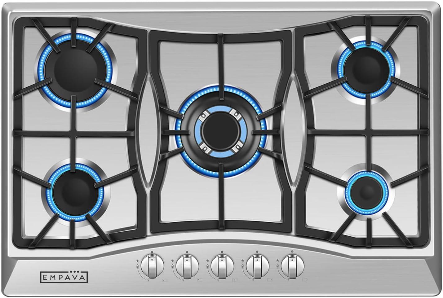 Empava 30GC21 30 in. Built-in Gas Stove Cooktop